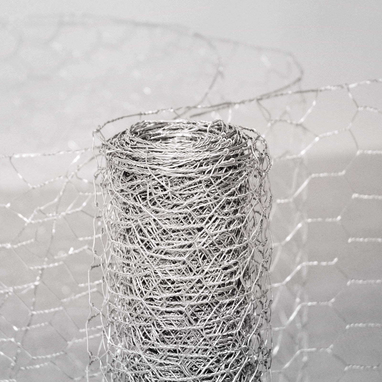 casa pura Maschendrahtzaun Sechseckgeflecht Verzinkt, 6 Größen, Drahtzaun, Maschenweite: 13 mm