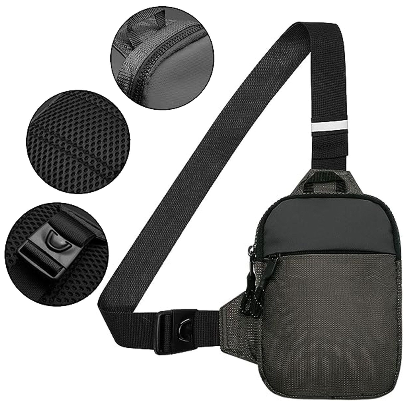 REDOM Schultertasche Brusttasche Sling Schulter Rucksack günstig online kaufen