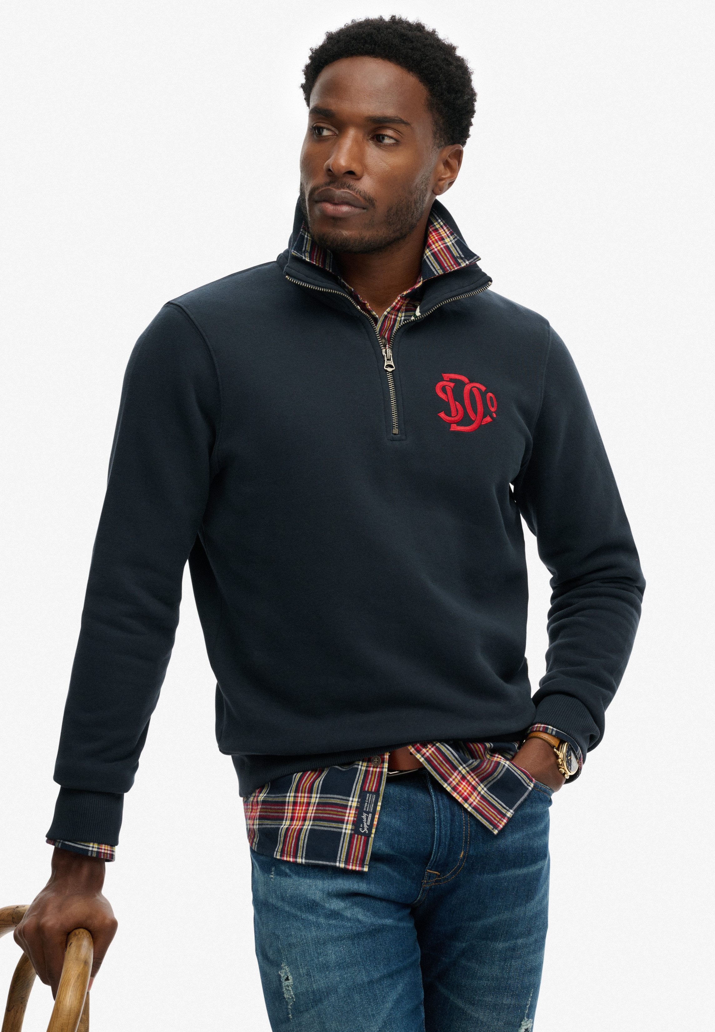Superdry Sweatshirt Sd&co Neon Half Zip Track günstig online kaufen
