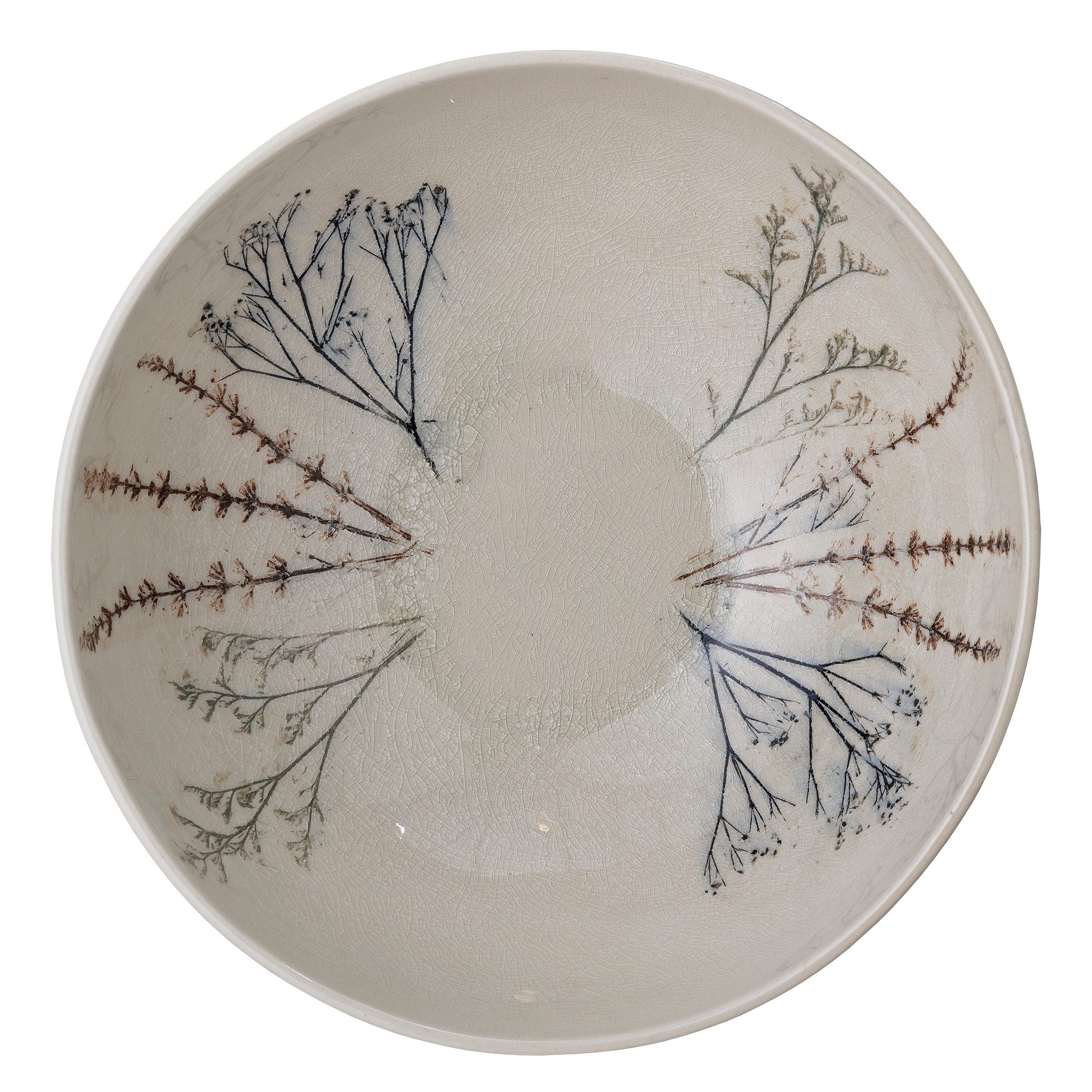 Bloomingville Schale Bloomingville Bea Schale, Natur, Steingut, Steingut