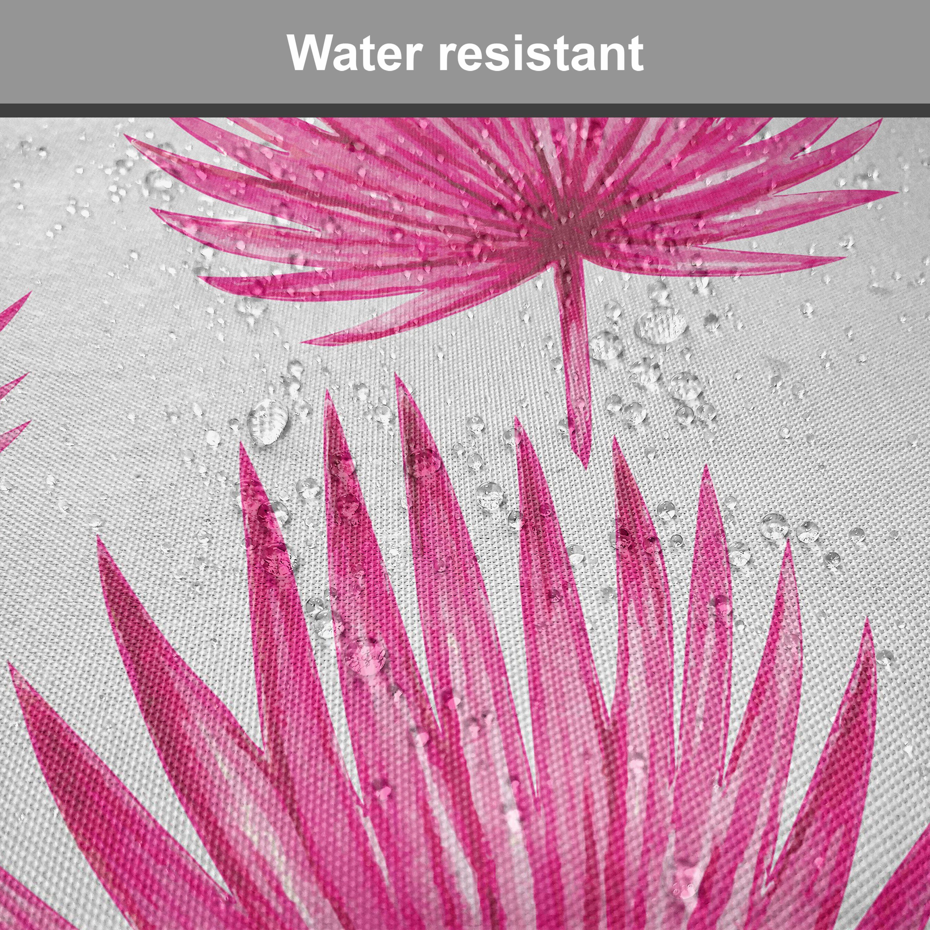 Aquarell-Rosa-Blätter Kissen Blatt Abakuhaus wasserfestes Riemen mit Küchensitze, Dekoratives Stuhlkissen für