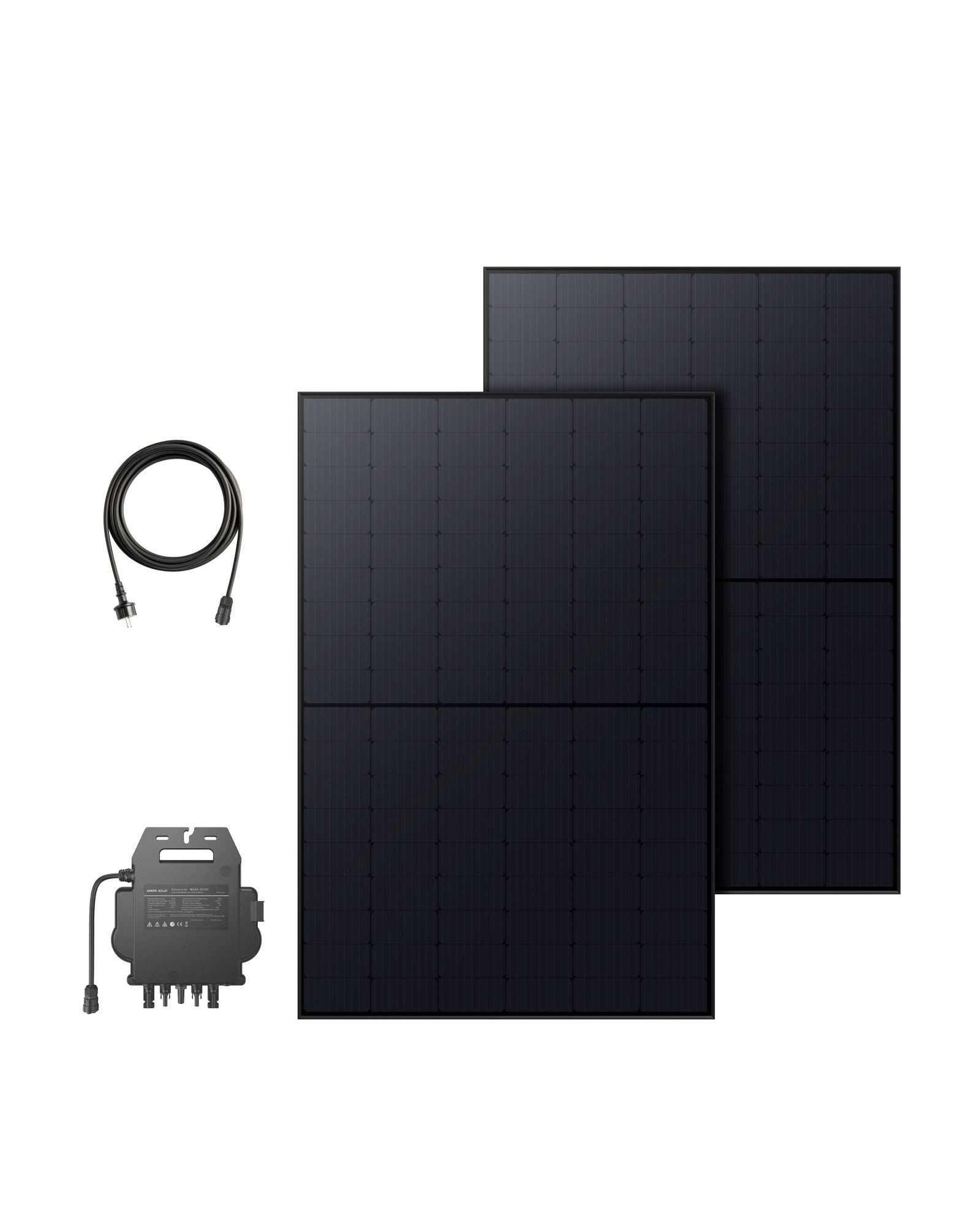 Anker Solarmodul Anker SOLIX Balkonkraftwerk mit Halterungen (890W), (1-St)