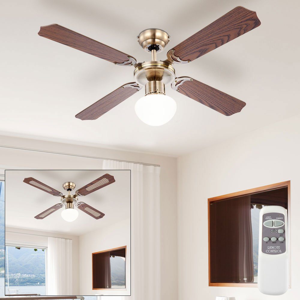 etc-shop Deckenventilator, LED Deckenventilator mit Fernbedienung 3