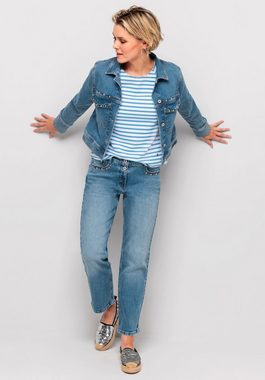 bianca Jeansjacke KAY in super modernem Design aus elastischem Jeans