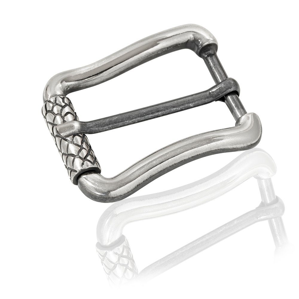 Gürtelschnalle 30mm Metall Silber - Buckle Athene - 306807520020