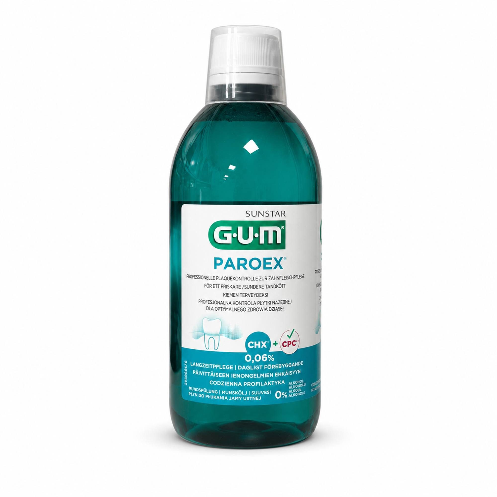 GUM Mundspülung GUM PAROEX 0,06% CHX Mundspülung 500ml