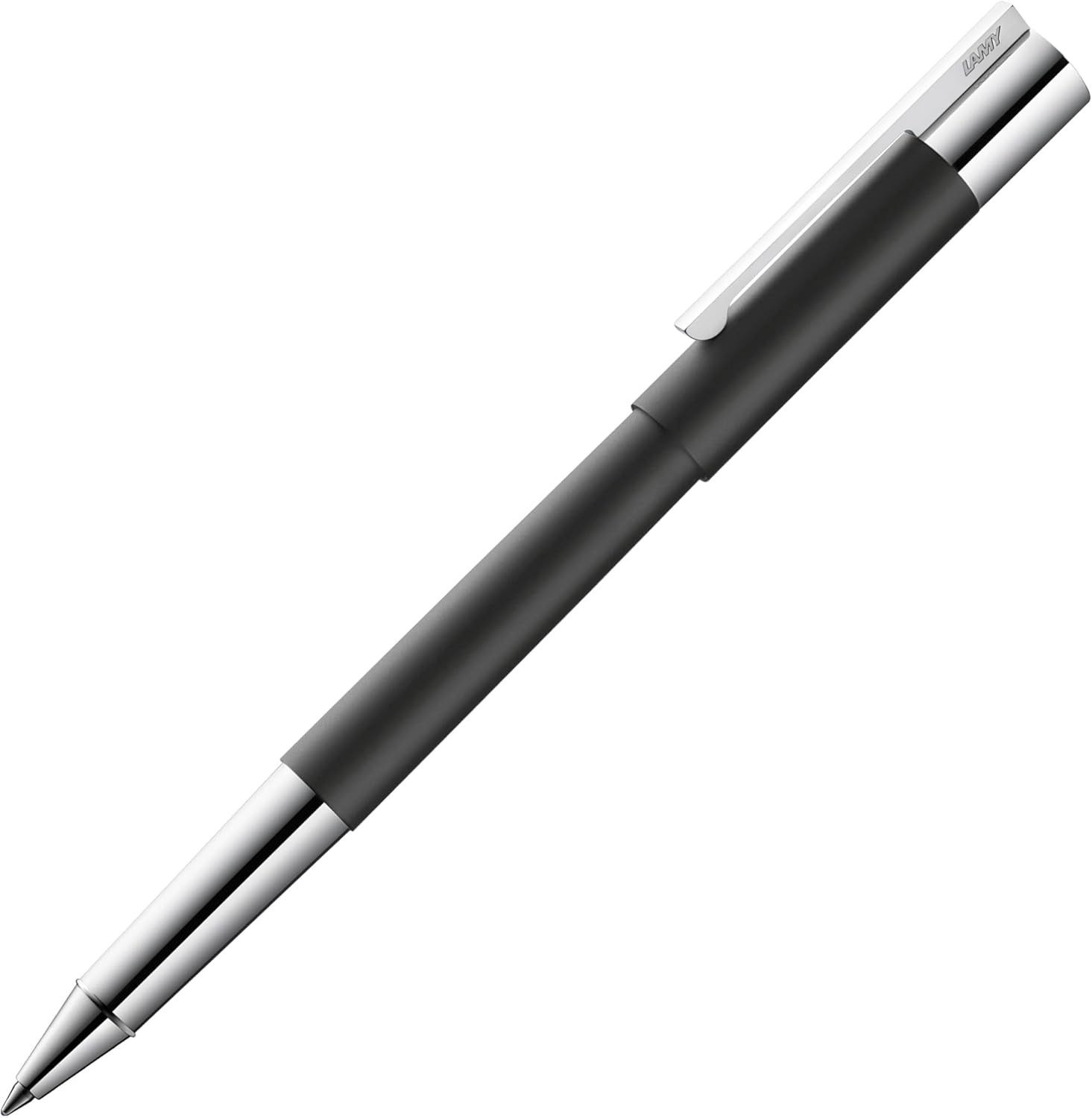 LAMY Tintenroller scala, Rollerball der Spitzenklasse aus Edelstahl mit Steckverschluss