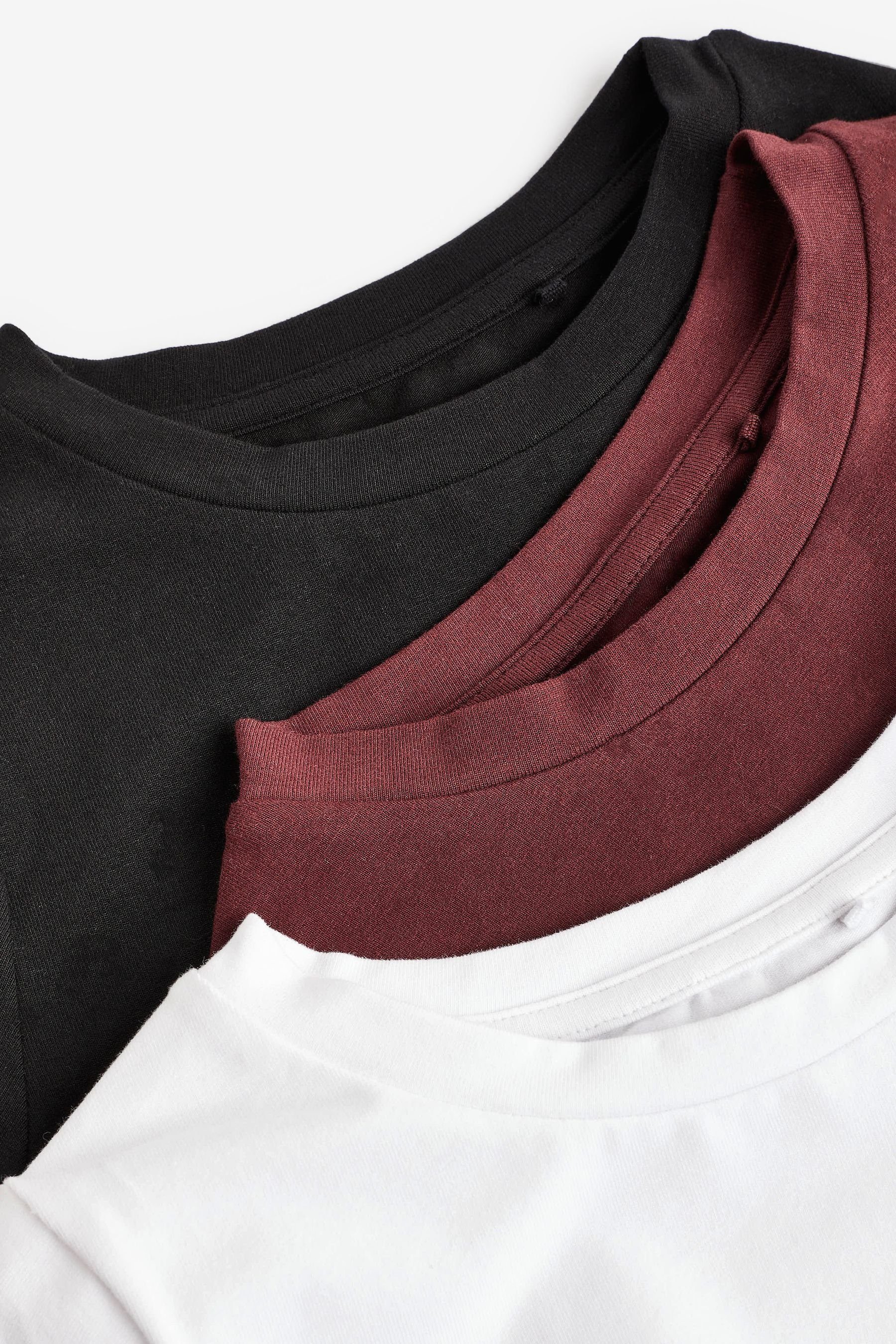 T-Shirts, Langärmelige Next (3-tlg) Langarmshirt 3er-Pack kastige