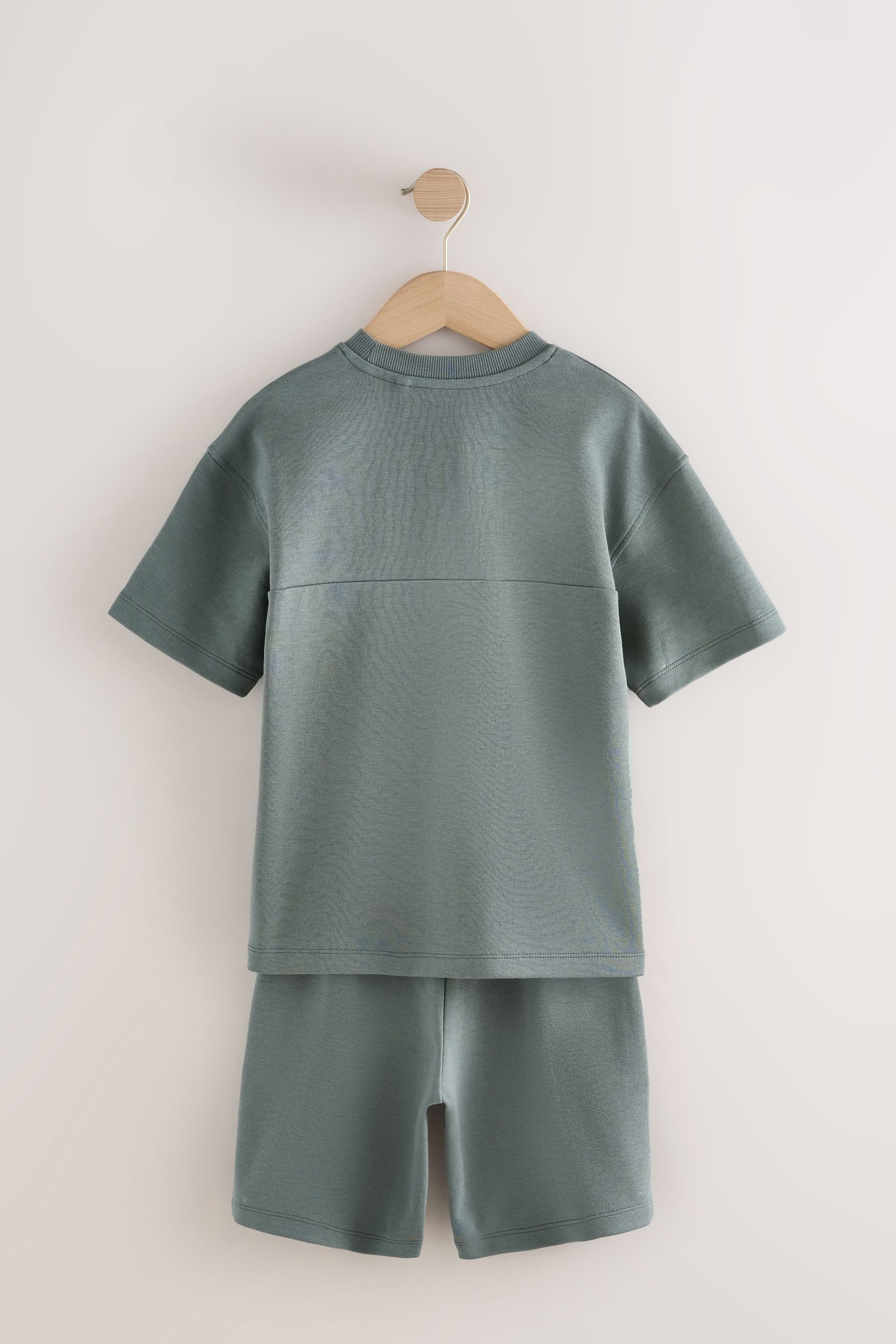 Next T-Shirt & Shorts Schweres T-Shirt/Shorts günstig online kaufen