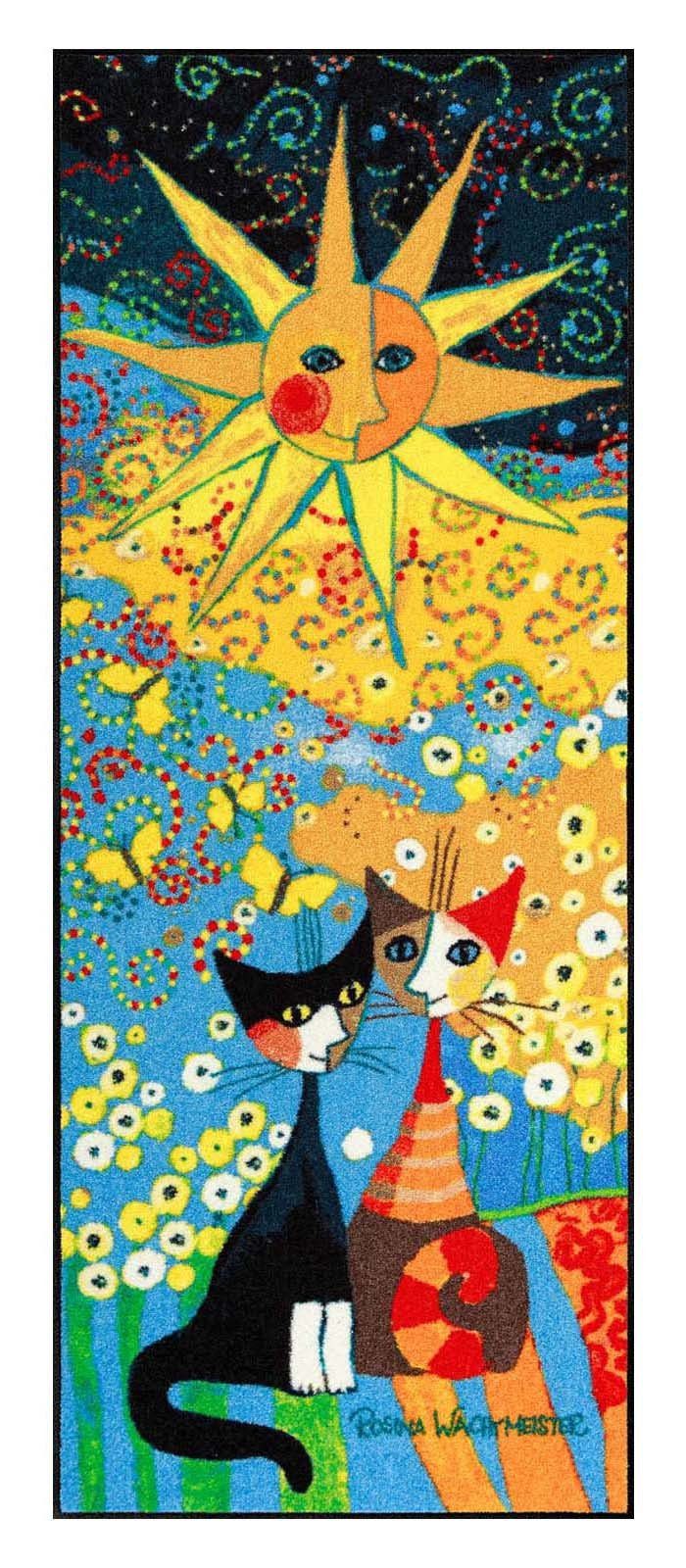 Läufer Teppichläufer 75 x 190 cm Rosina Wachtmeister La Dolce Vita gelb
