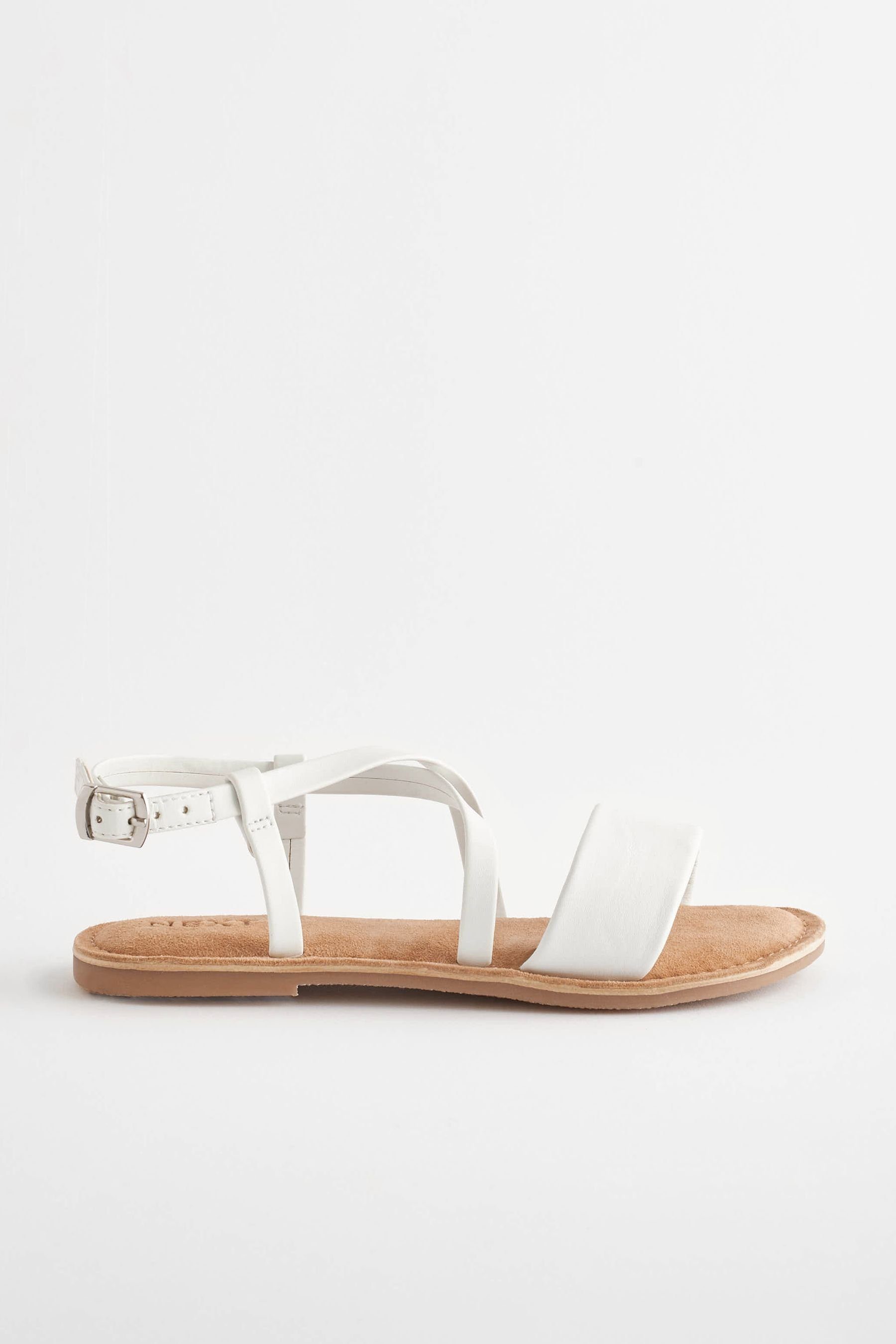 Next Sandale aus Leder Sandale (1-tlg) White