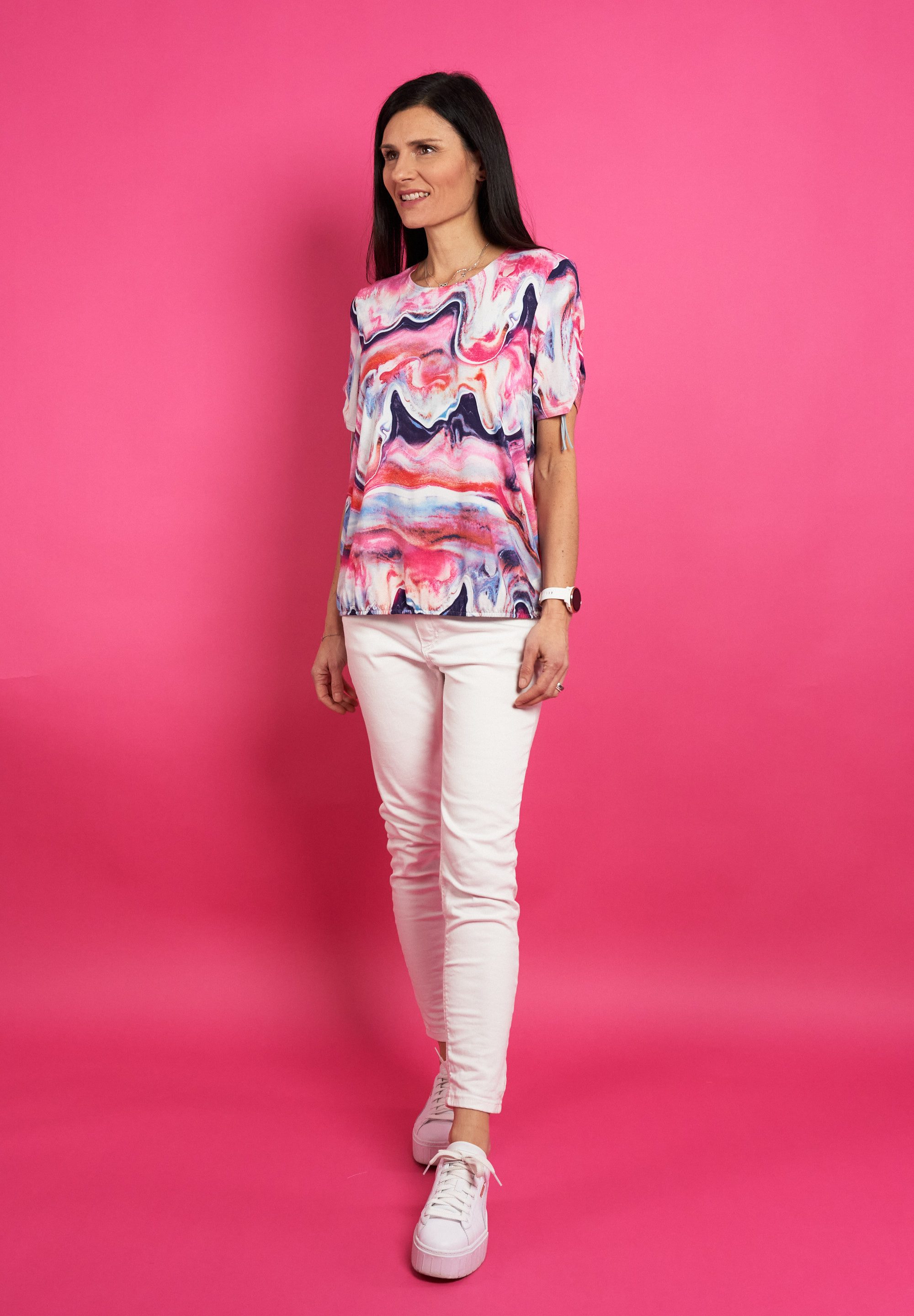 Seidel Moden Kurzarmshirt mit All-Over Print, günstig online kaufen