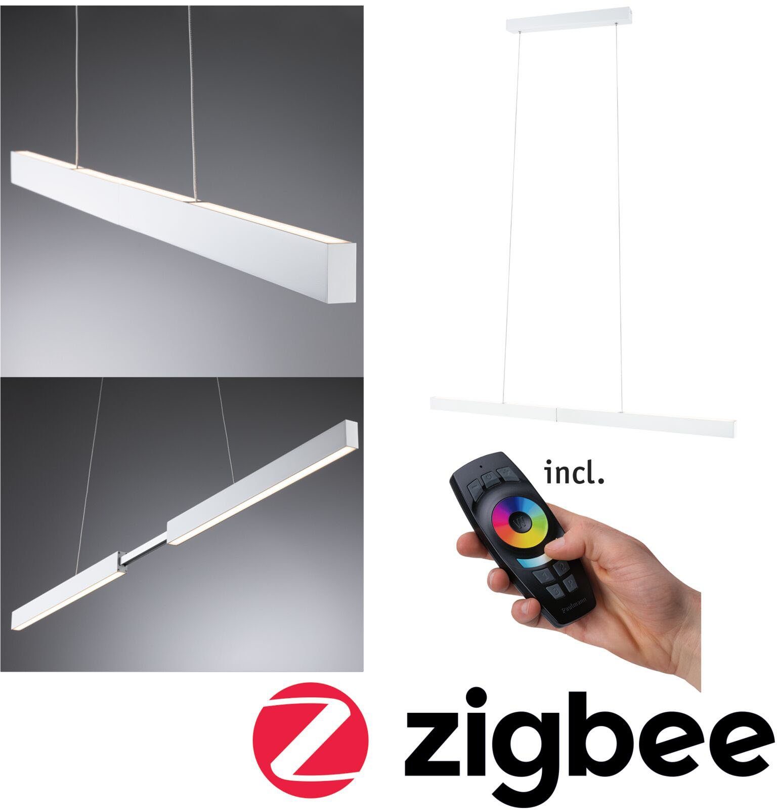 integriert, Warmweiß fest Paulmann LED Pendelleuchte Aptare,