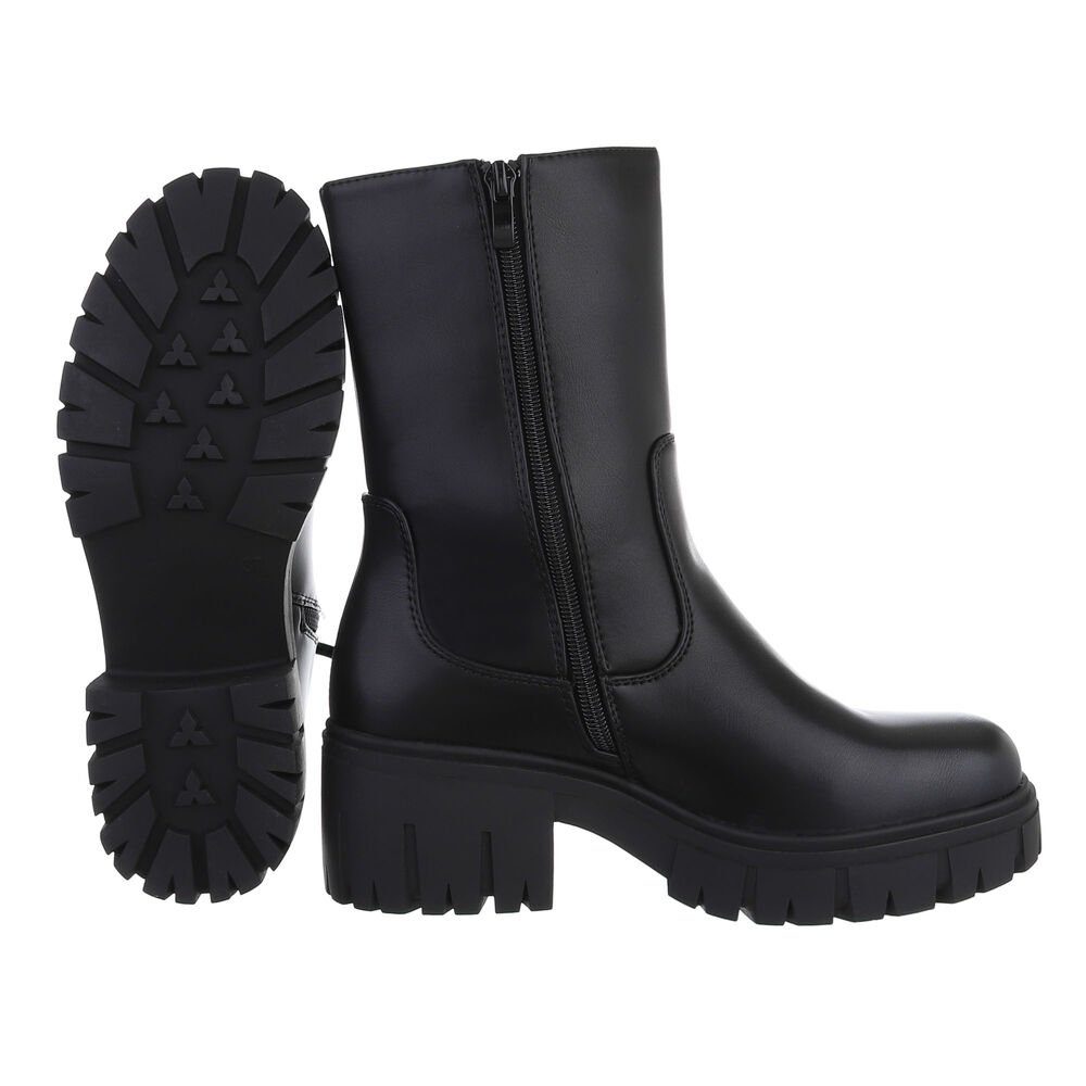 Ital-Design Damen Freizeit Plateaustiefelette (78049372) Blockabsatz günstig online kaufen