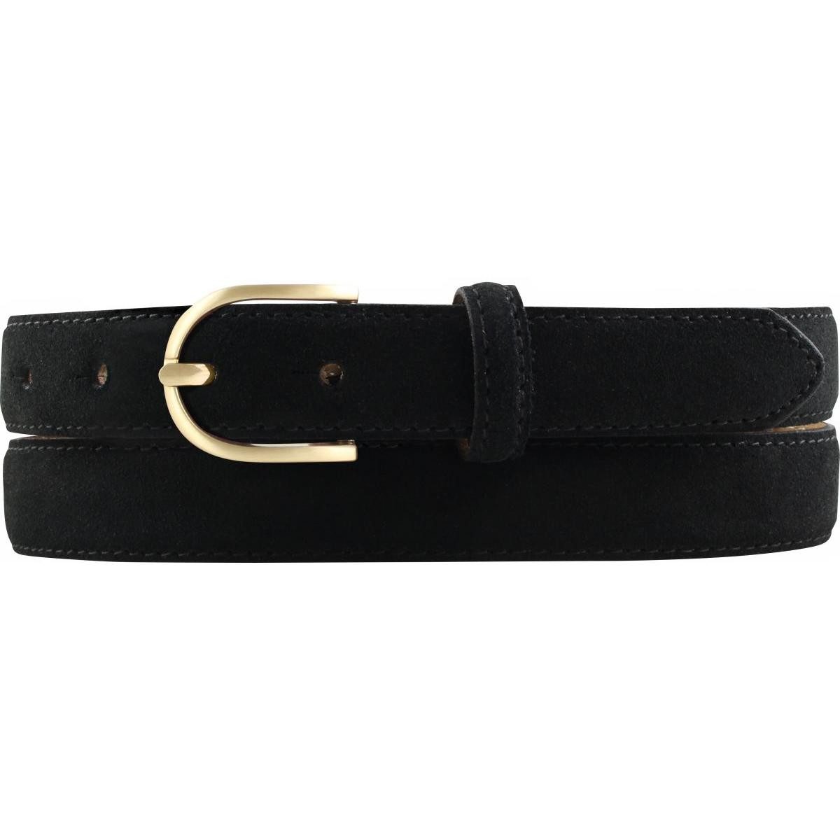 Ledergürtel Damen-Gürtel aus Veloursleder 2,5 cm - Velour-Ledergürtel für Damen 25