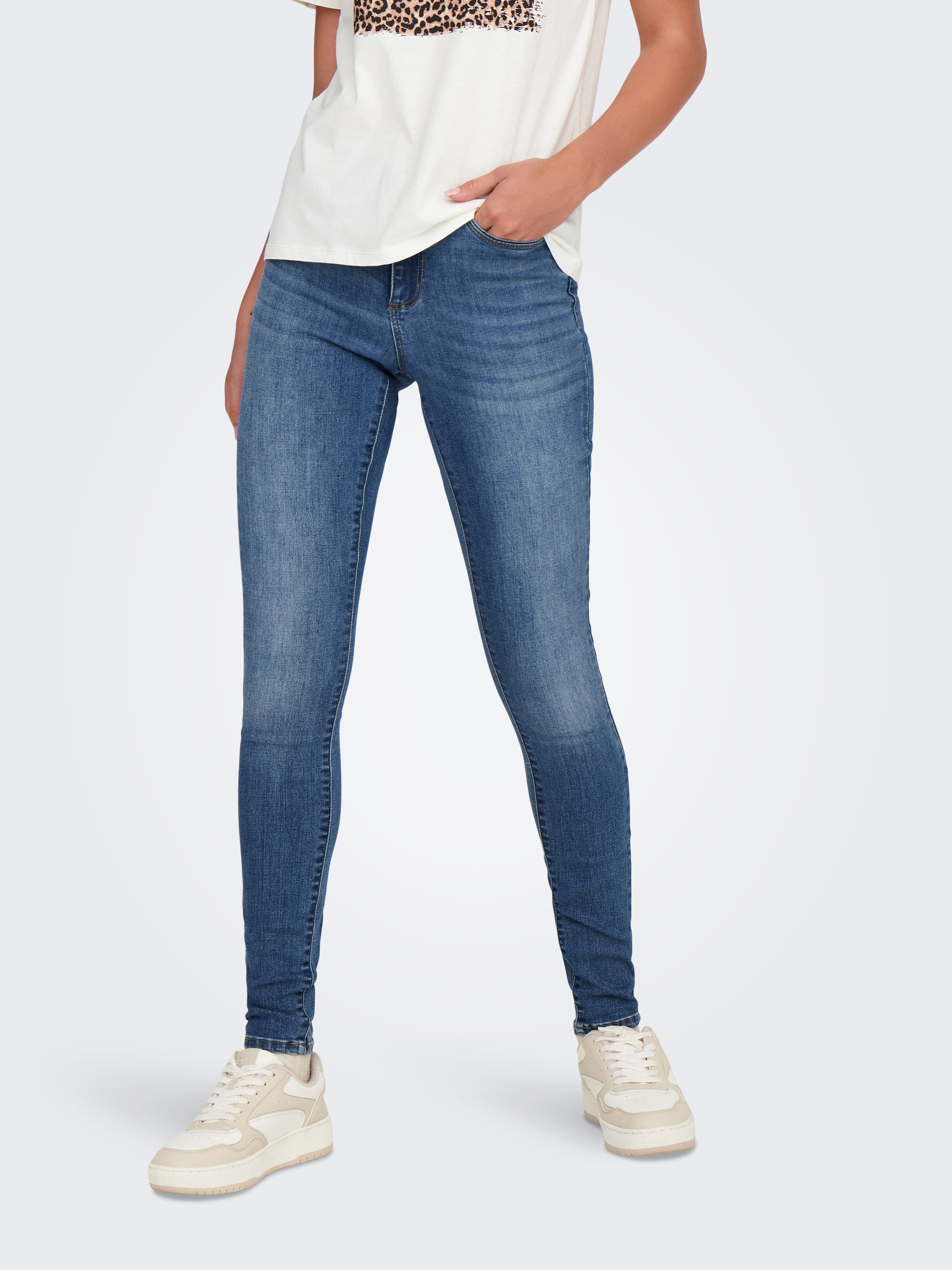ONLY Skinny-fit-Jeans ONLWAUW MID SKINNY DNM BJ370 NOOS
