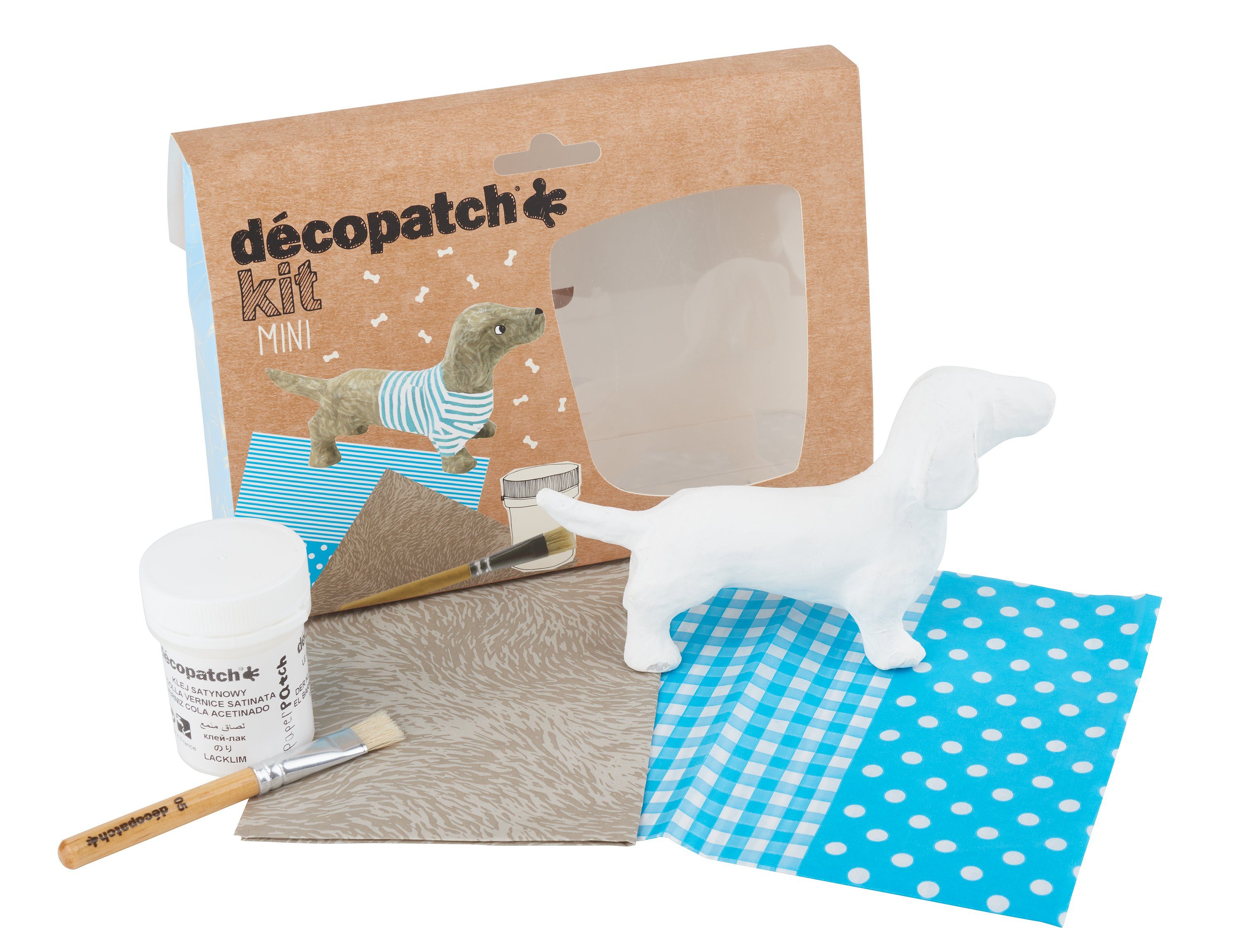décopatch Kreativset Mini Dackel, 6 Teile