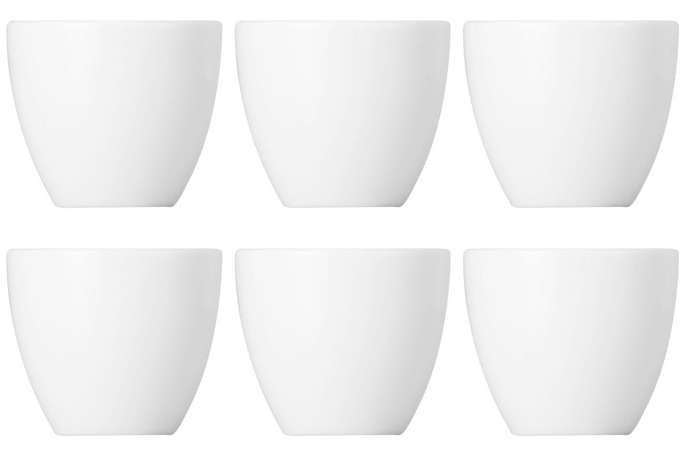 Thomas Porzellan Подставки для яиц Подставки для яиц, (Posten-Set, Mehrfach-Set, Postenartikel, 6-tlg), Porzellan, spülmaschinenfest und mikrowellengeeignet