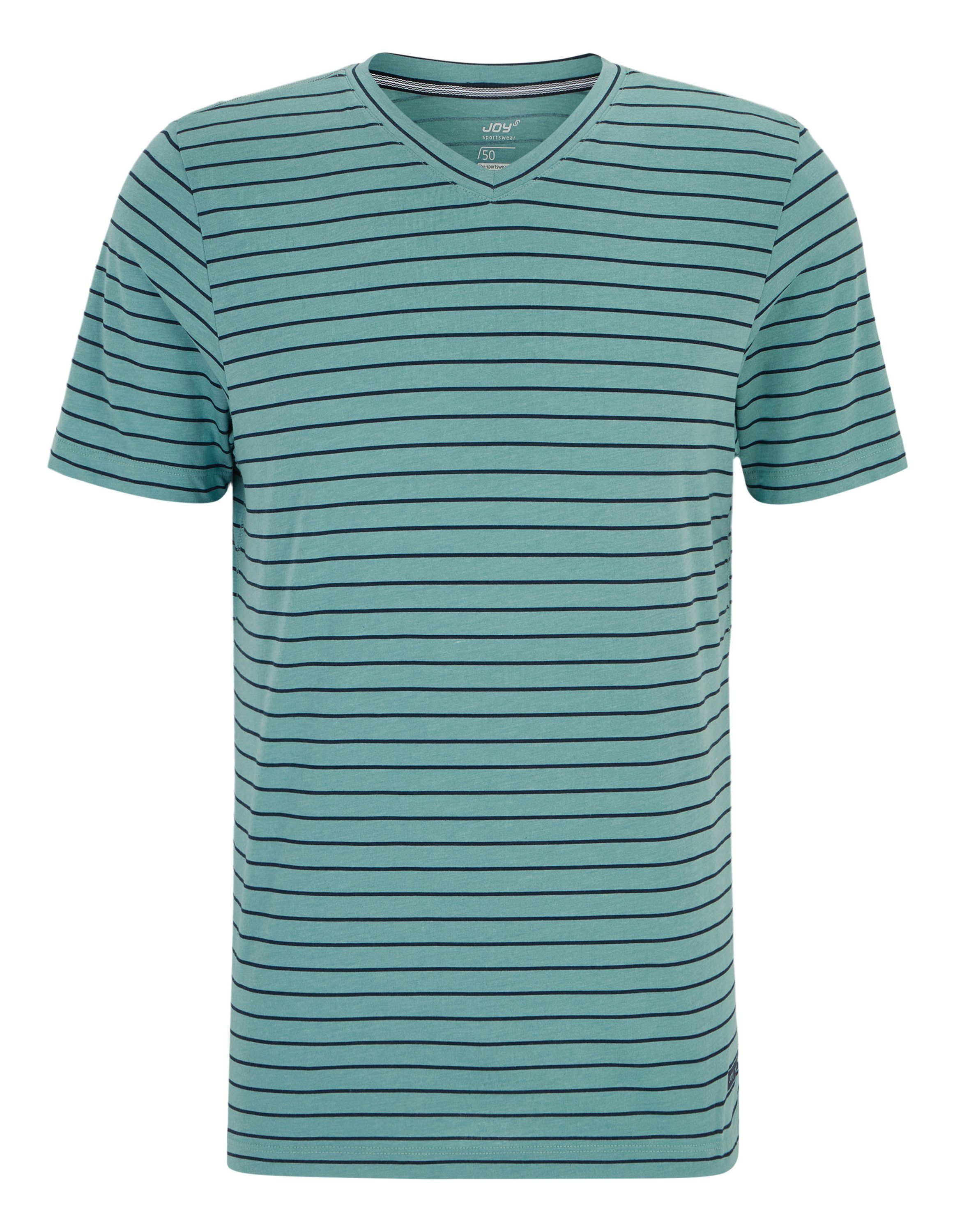 Joy Sportswear T-Shirt T-Shirt JANOSCH lake green stripes