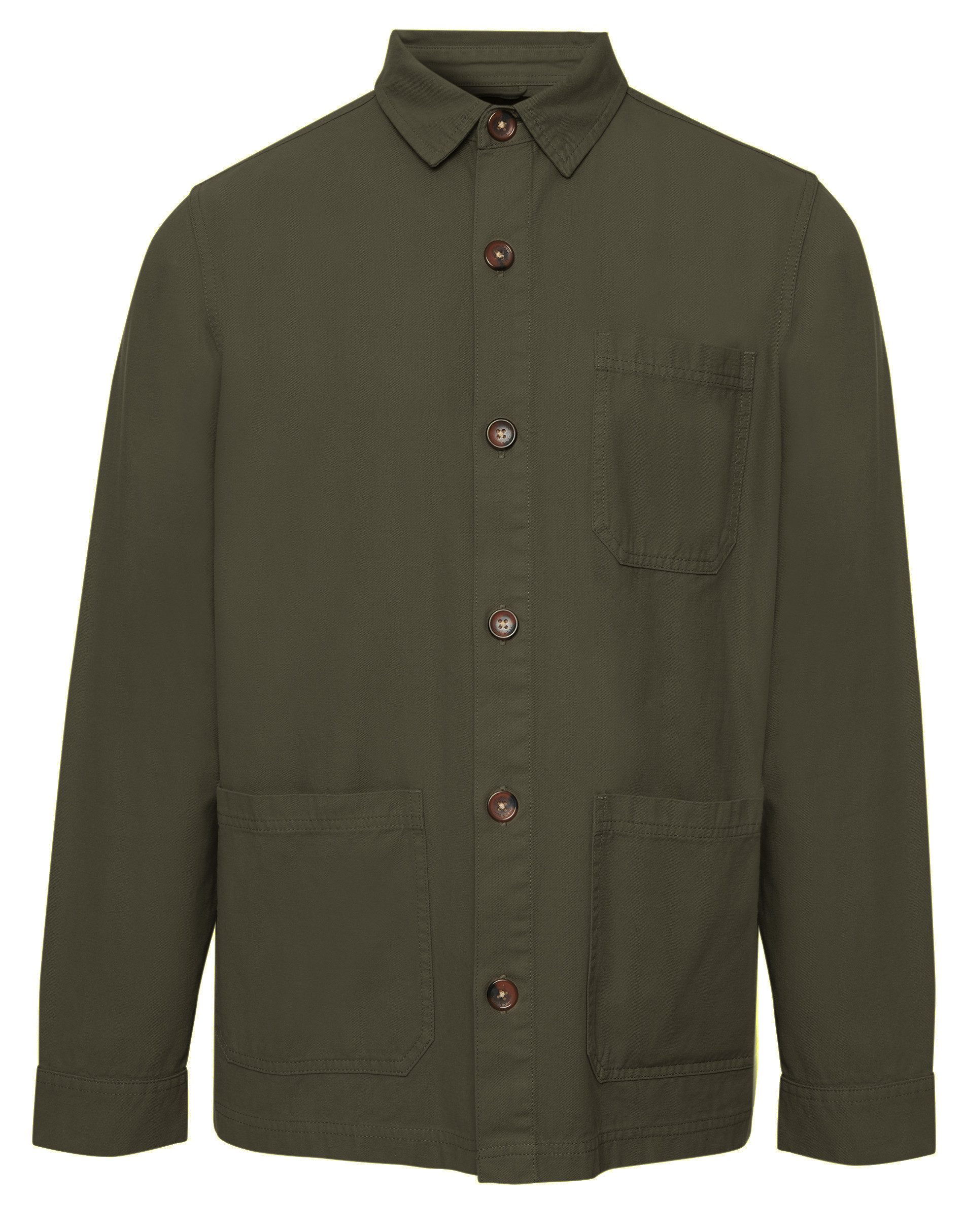 Threadbare Outdoorjacke THB Shacket Sunter mit Knöpfen