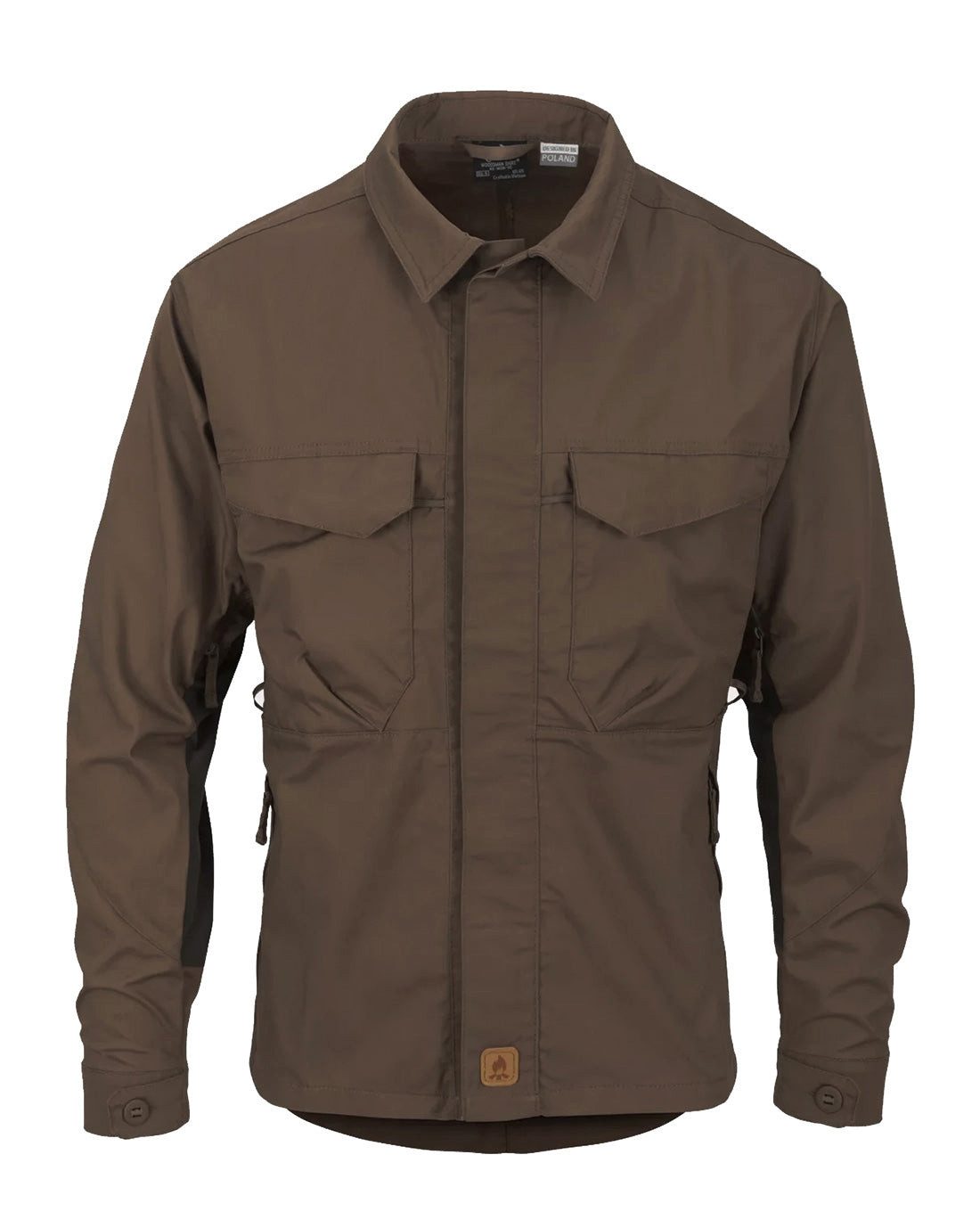 Helikon-Tex Funktionsshirt WOODSMAN Shirt® - Earth Brown / Black A