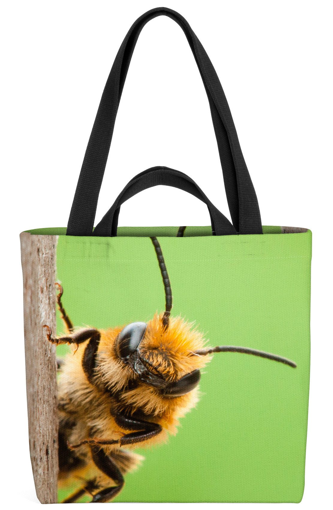 VOID Shopper Einkaufstasche, Biene Insekten Sommer Biene Insekten Sommer Garten Hummel Honik Frühl
