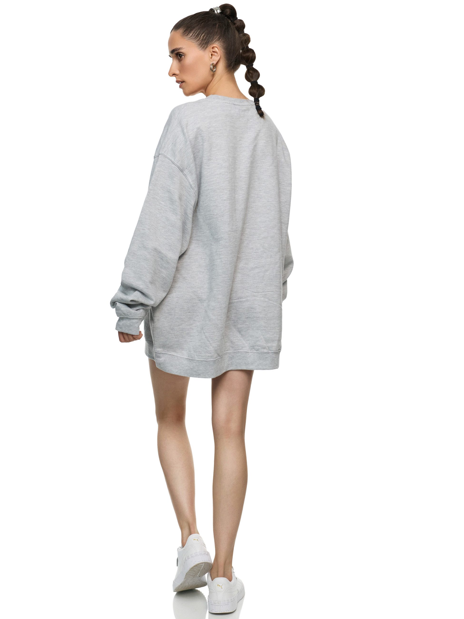 Worldclassca Sweatshirt Worldclassca Oversized Sweatshirt WILDFLOWER Print Langarm Pullover PRINT - WILDFLOWER - ROCK & ROLL - IN THE END WE ALL BLOUSSOM