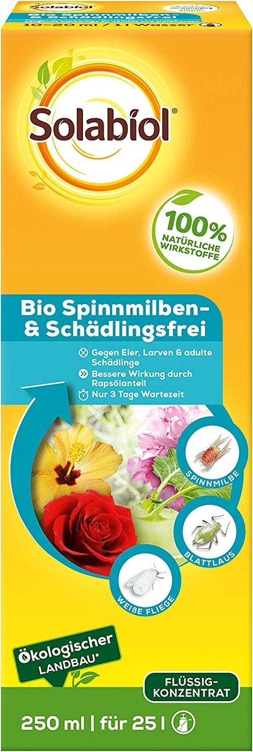 Solabiol Insektenvernichtungsmittel Solabiol Bio Spinnmilben- & Schädlingsfrei 250 ml
