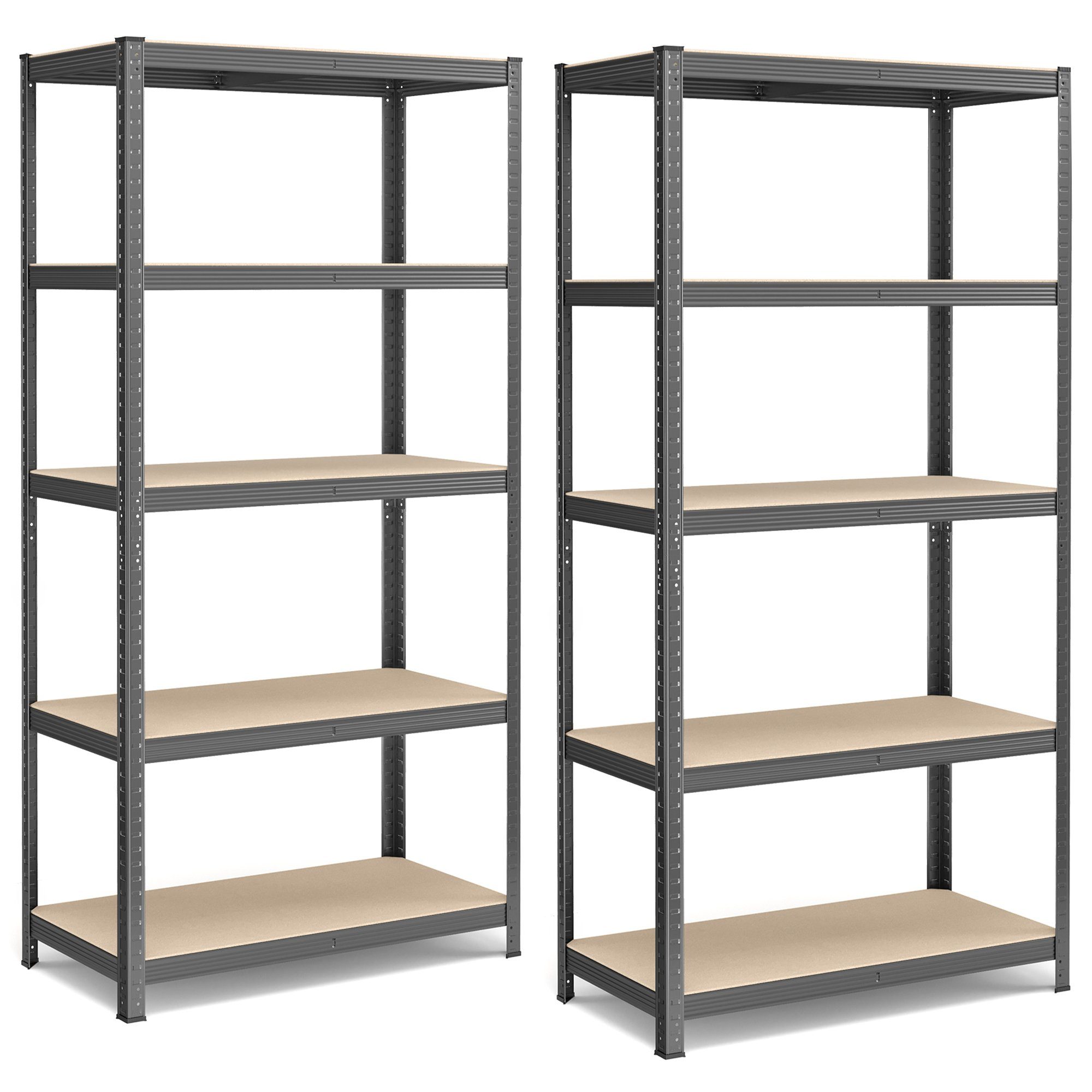 SONGMICS Schwerlastregal Lagerregale, 2-tlg., 200 x günstig online kaufen