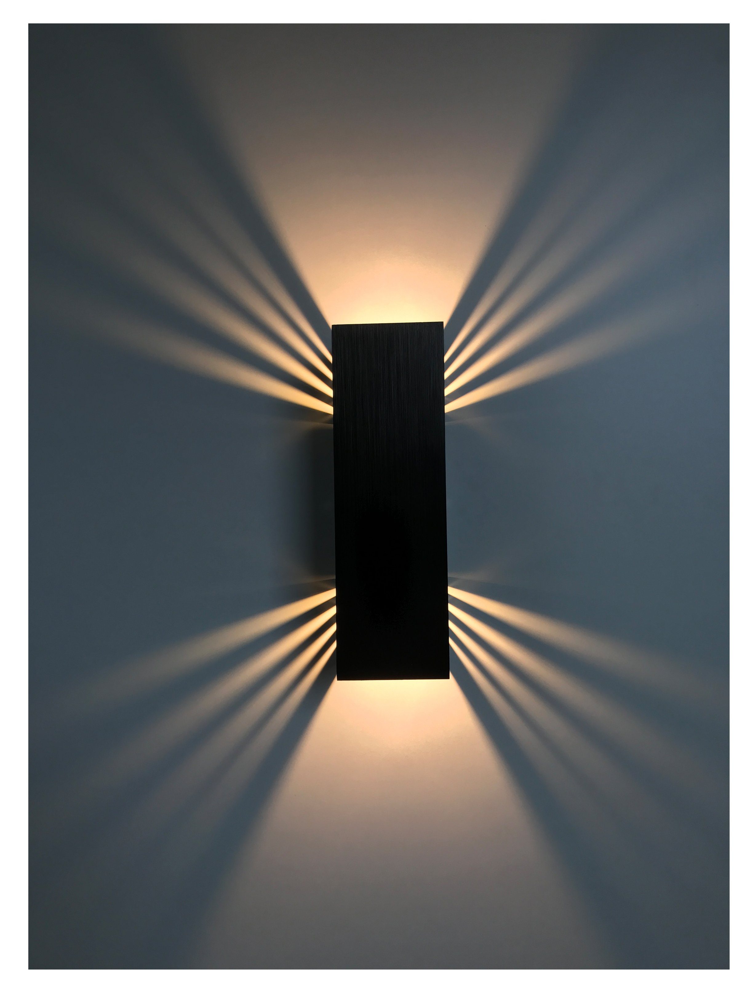 SpiceLED LED Wandleuchte Black Edition, Warmweiß günstig online kaufen