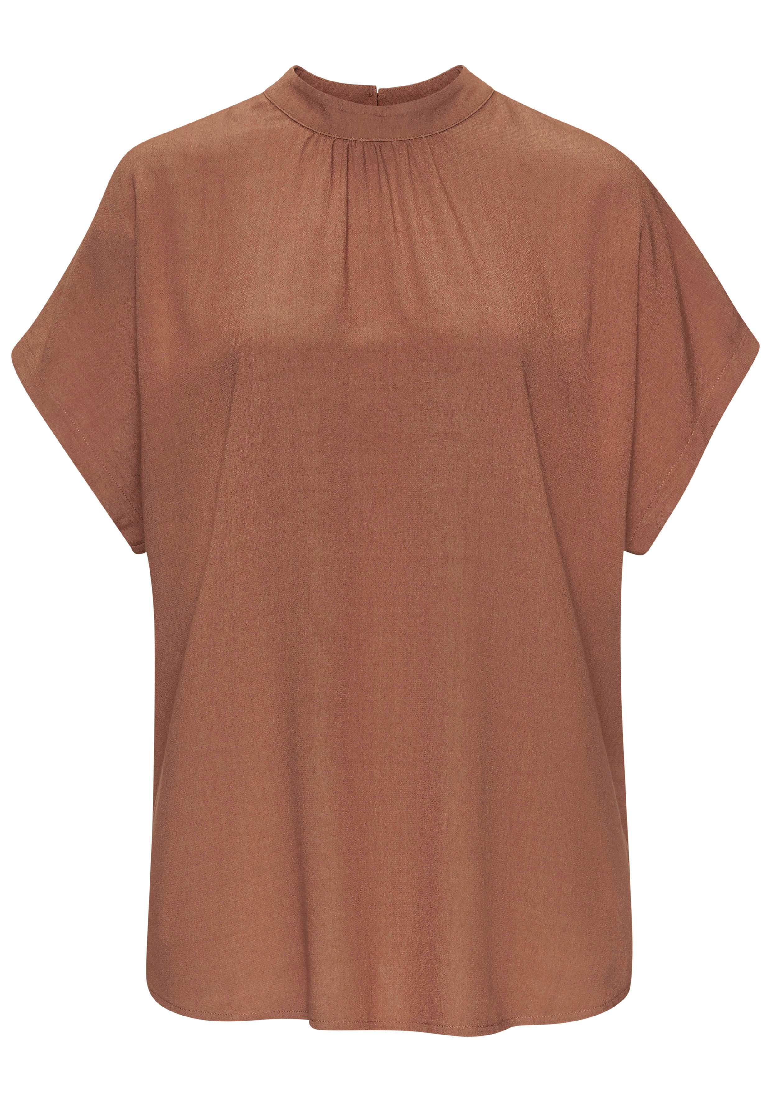 LASCANA Kurzarmbluse in lockerer Passform, Damenbluse, sportlich elegant. € 49,99