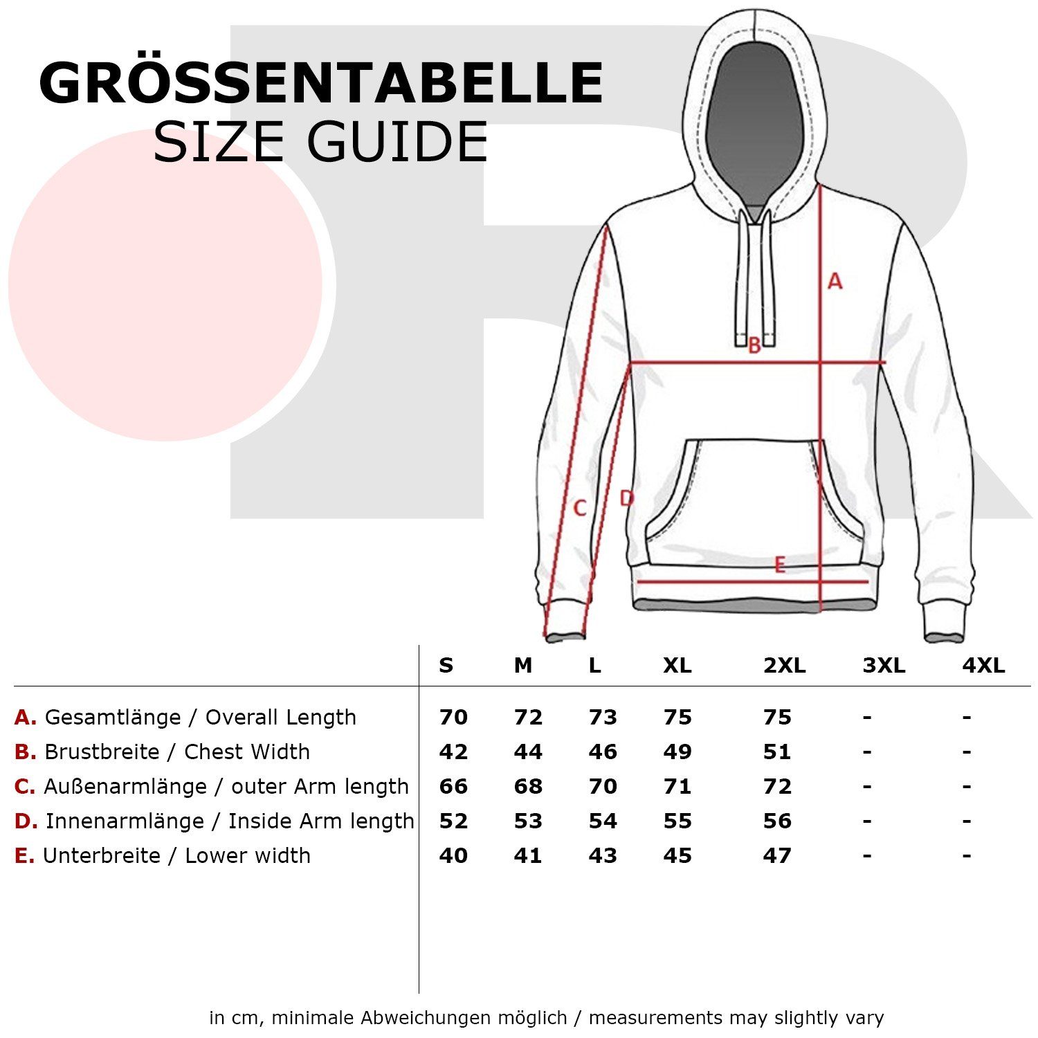 Sweatshirt (1-tlg) RS-1003 anthrazit-weiß Layer-Look Kapuzensweatshirt Sweatshirt Reslad Kapuzen Reslad Herren