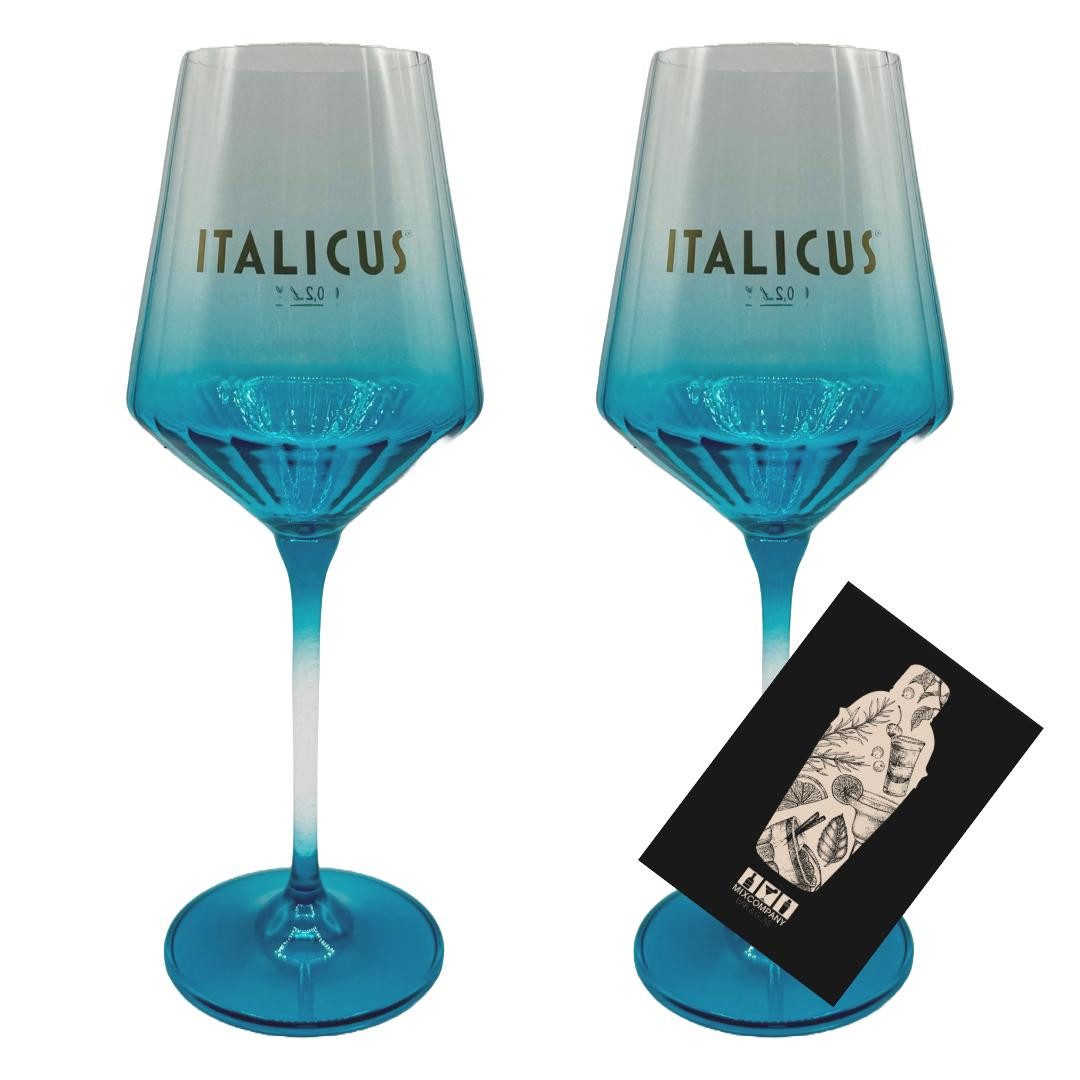 Mixcompany Cocktailglas Italicus 2er-Set Cocktailglas 0,2l geeicht - Elegante Gläser für Ap