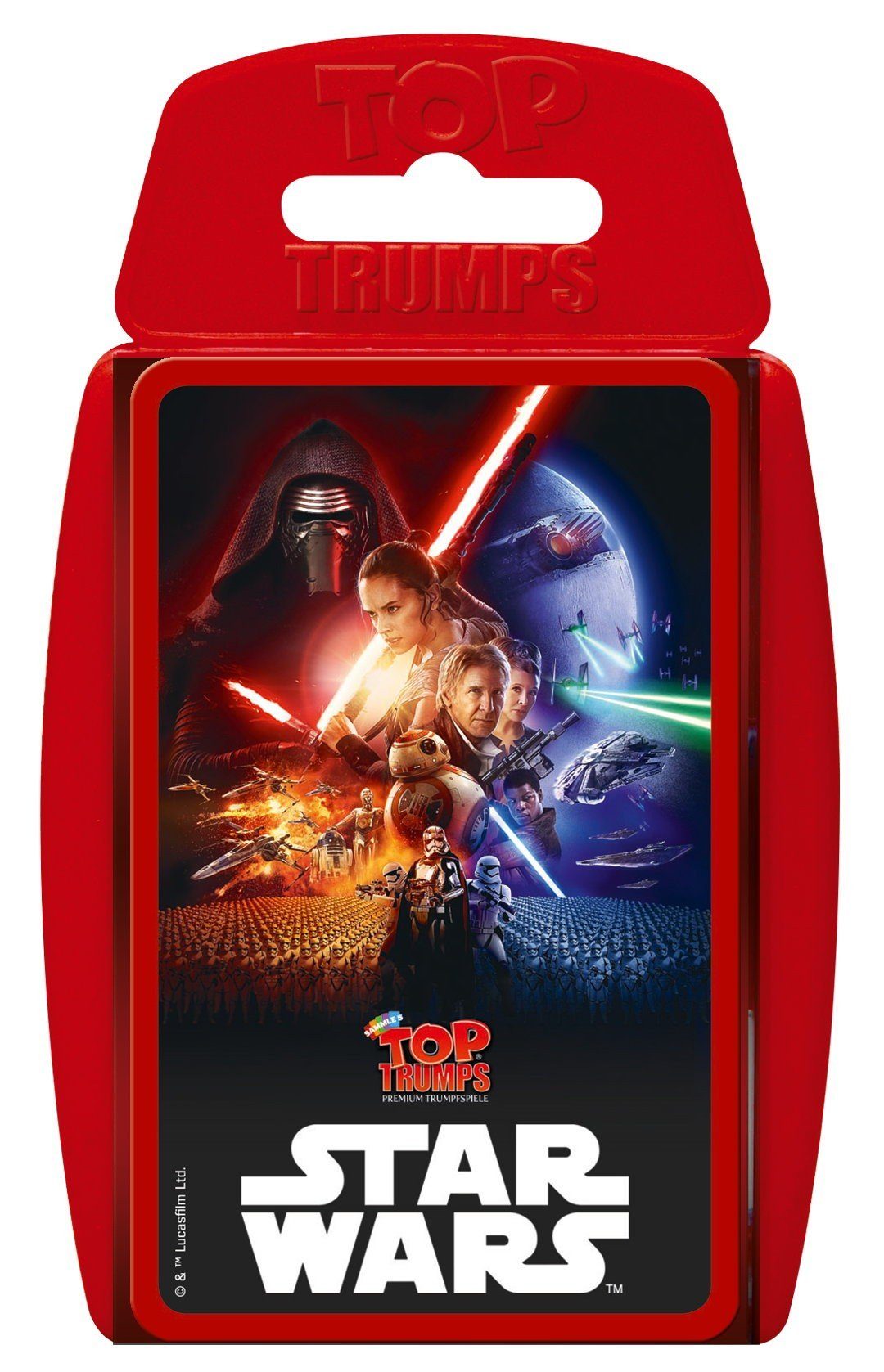 Winning Moves Spiel, Quartett Top Trumps Star Wars - Episode 7