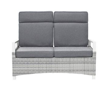 LC Garden Loungesofa LC Garden »Keramo« Living 2er Sofa Zweisitzer weiß