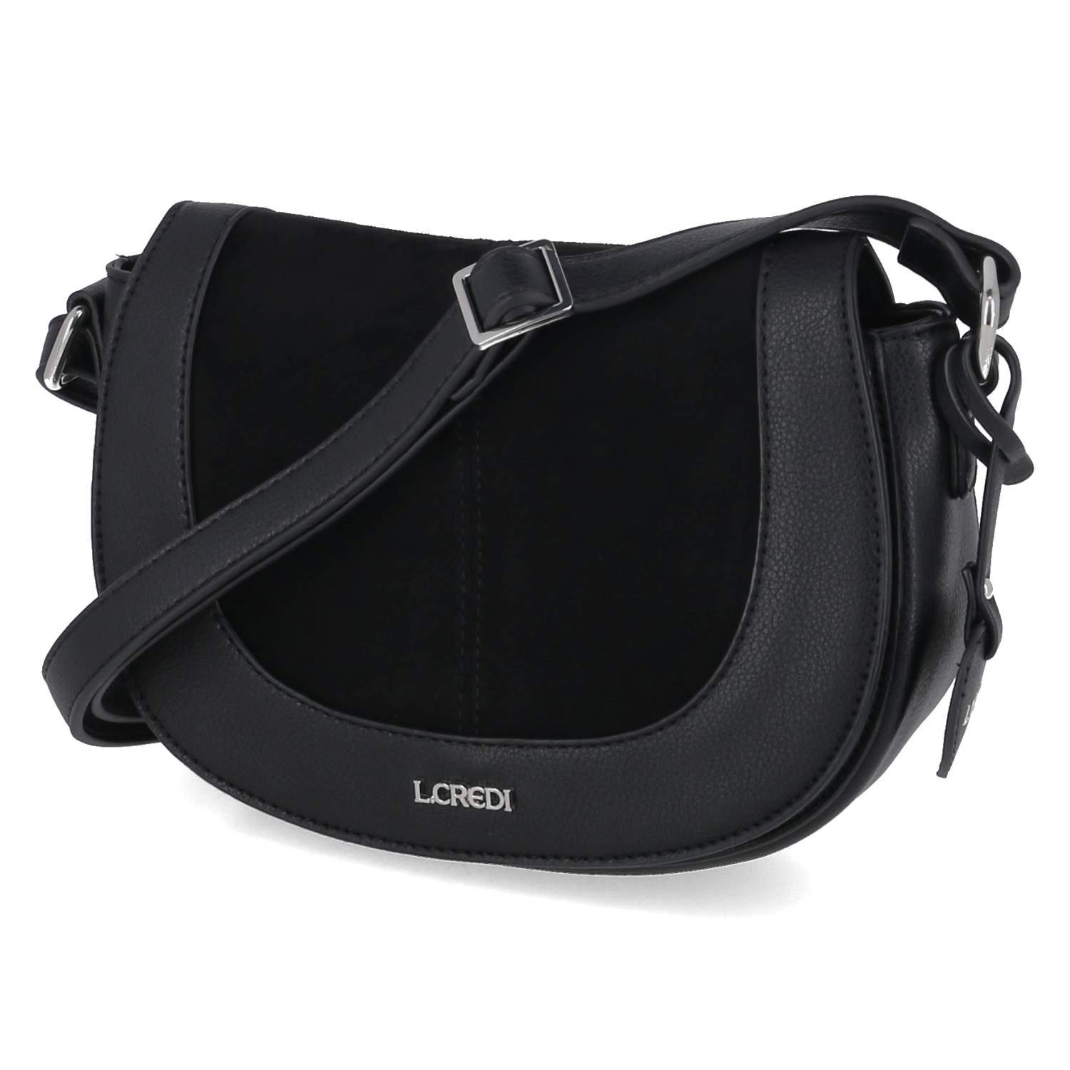 L. CREDI Handtasche L.Credi 1006636/200 Damen Umhängetaschen Textil & Synthetik black