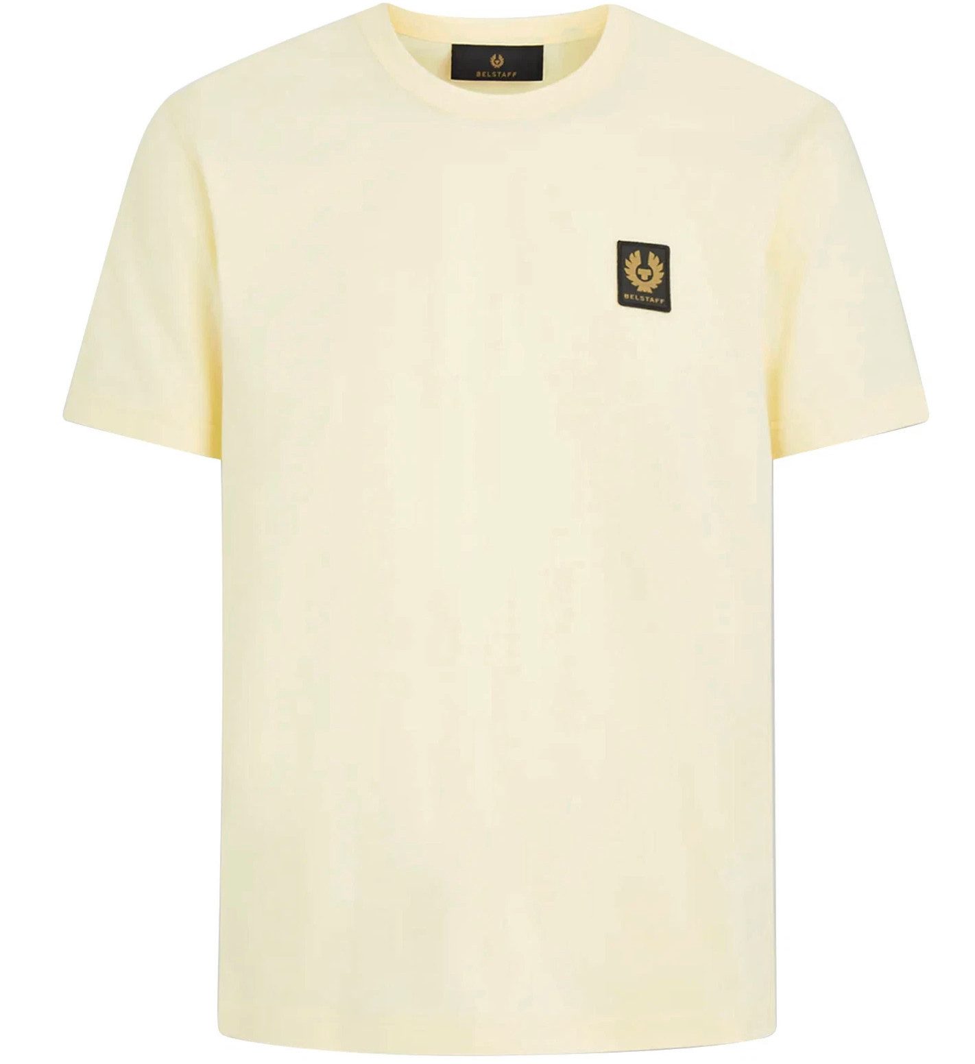 Belstaff T-Shirt Retro 1924 Patch Regular Fit Shirt Gesticktem Rand versehe günstig online kaufen