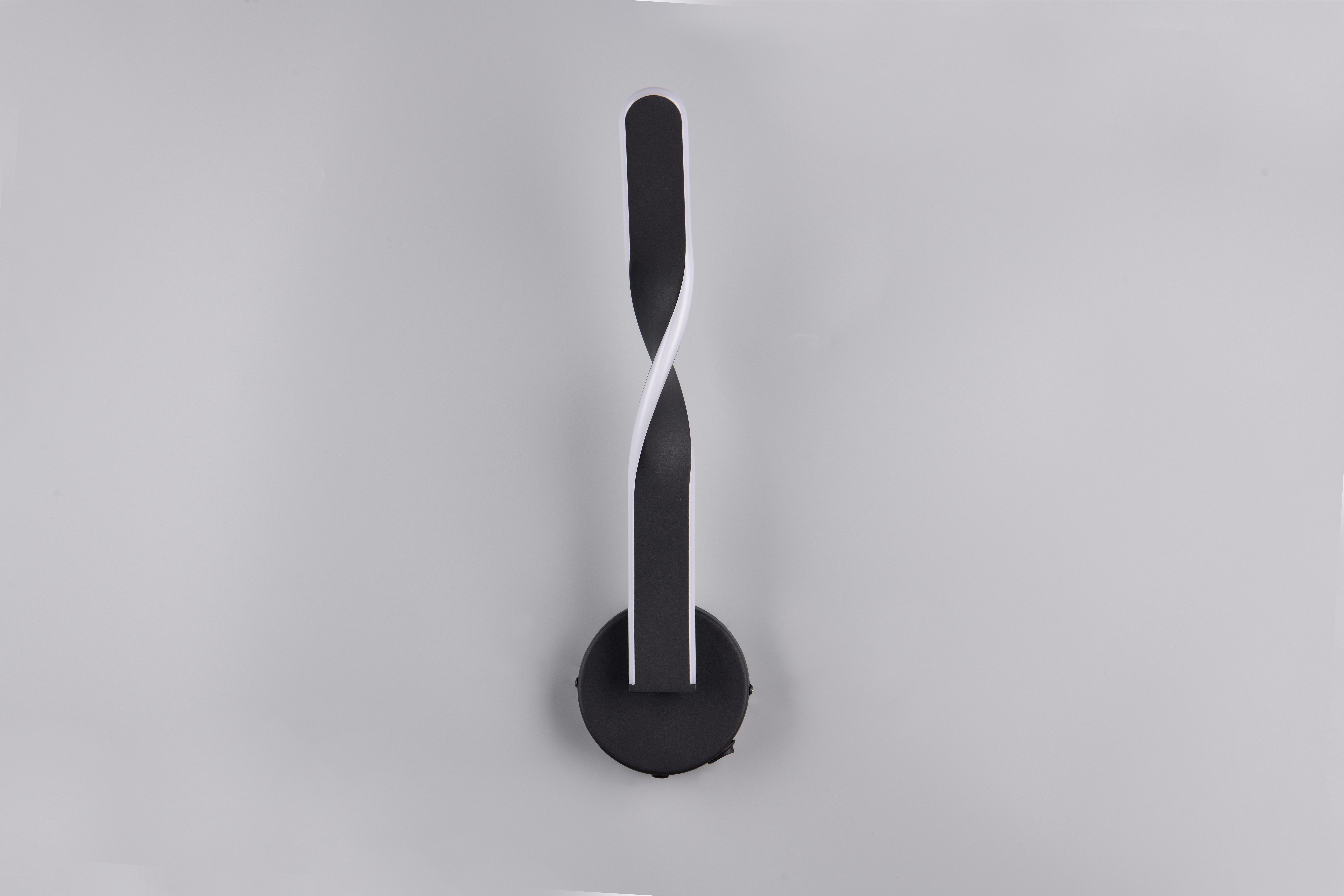 Reality Leuchten LED Wandleuchte GINKO, LED Wandlampe mit Schalter, 11W 1250 Lumen 3000K warmweiß, Ein-/Ausschalter, LED fest integriert, Warmweiß, On/Off Kippschalter, elegant geschwungene LED Elemente Höhe 45,5cm