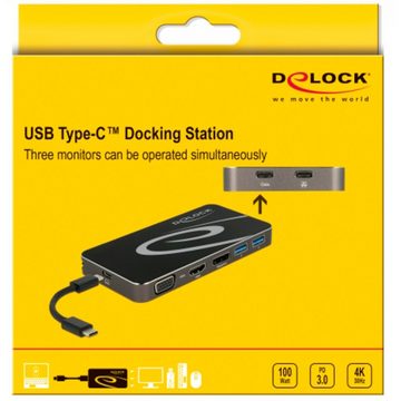 Delock Laptop-Dockingstation USB Type-C 3.2 Dockingstation