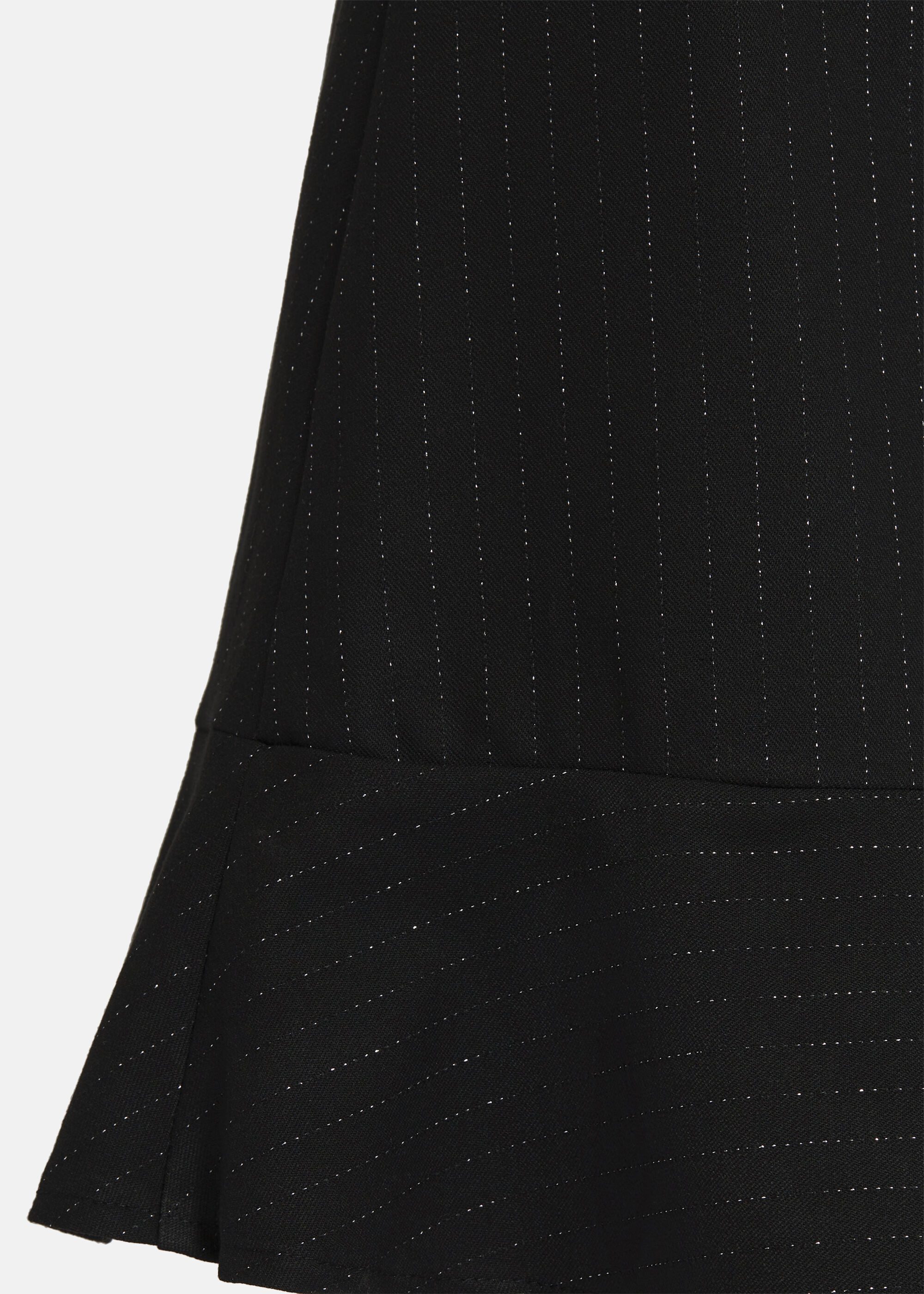 Nicowa Etuikleid ENAWIA mit Volant-Abschluss und Pinstripe Musterung