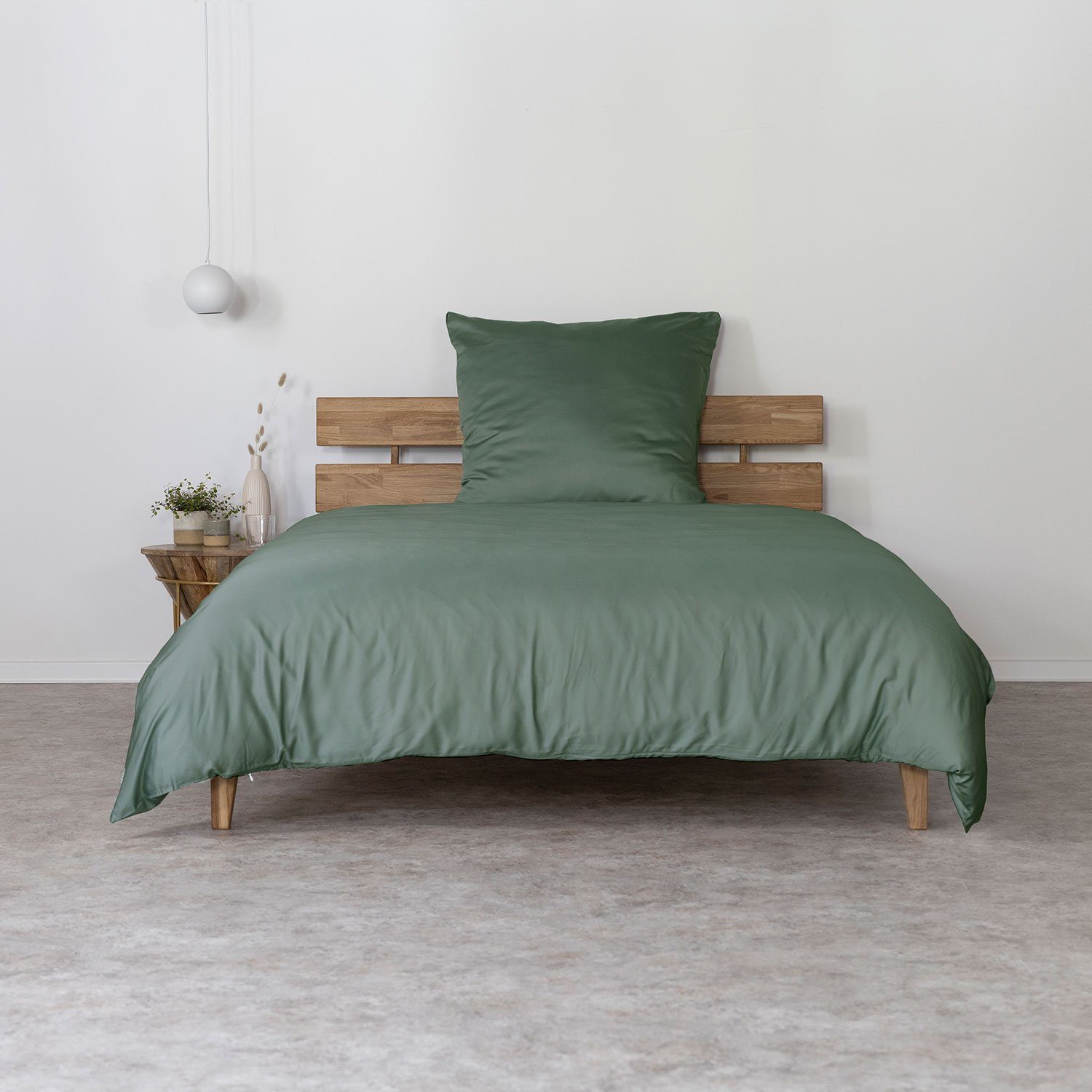 AGA.PIE Постельное белье Bambus Lyocell Постельное белье-Set, mit 80x80 cm Kissenbezug
