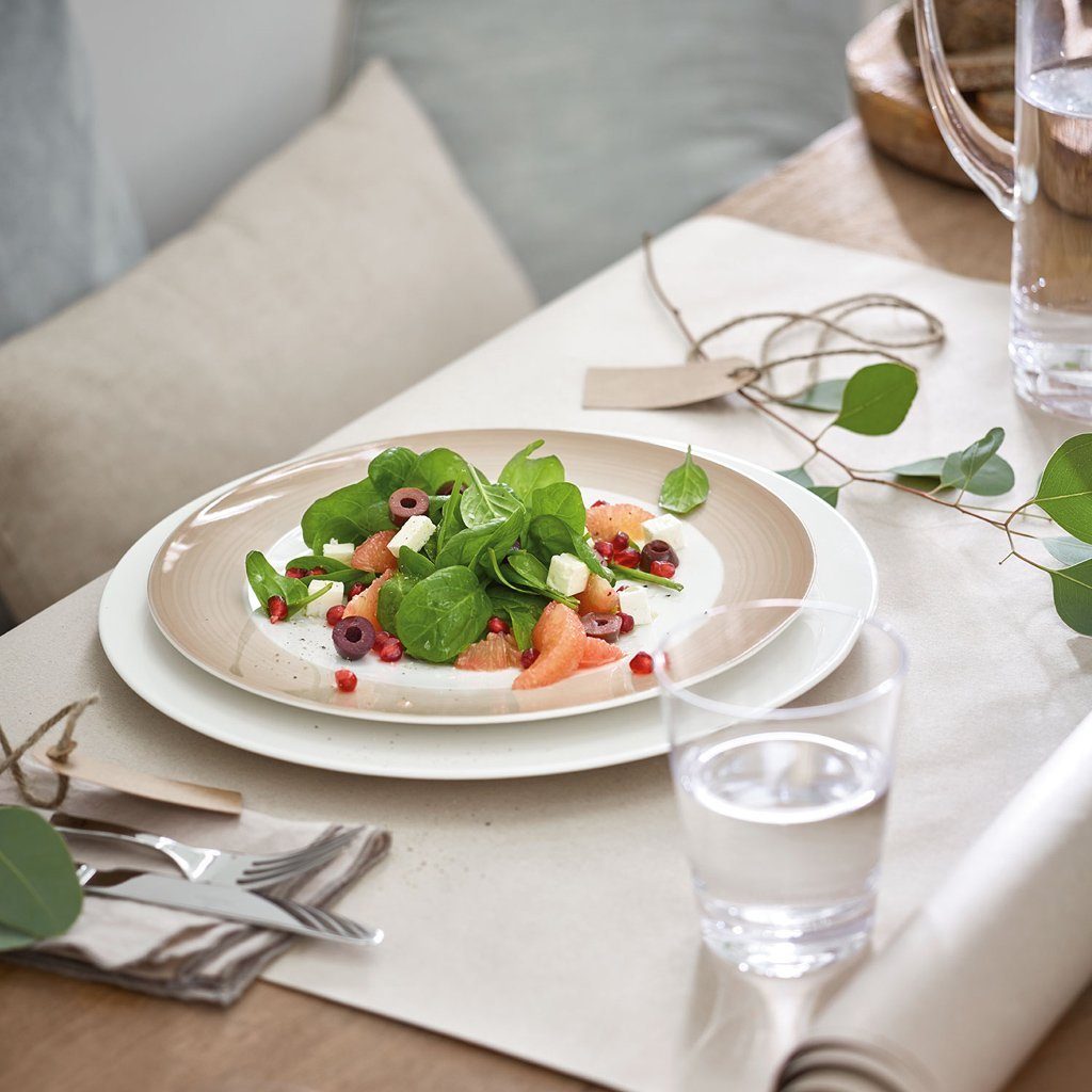 Villeroy & Boch Platzteller For Me Platzteller, 1-tlg., Premium Porcelain, mikrow.- & spülm.sicher, Made in Germany