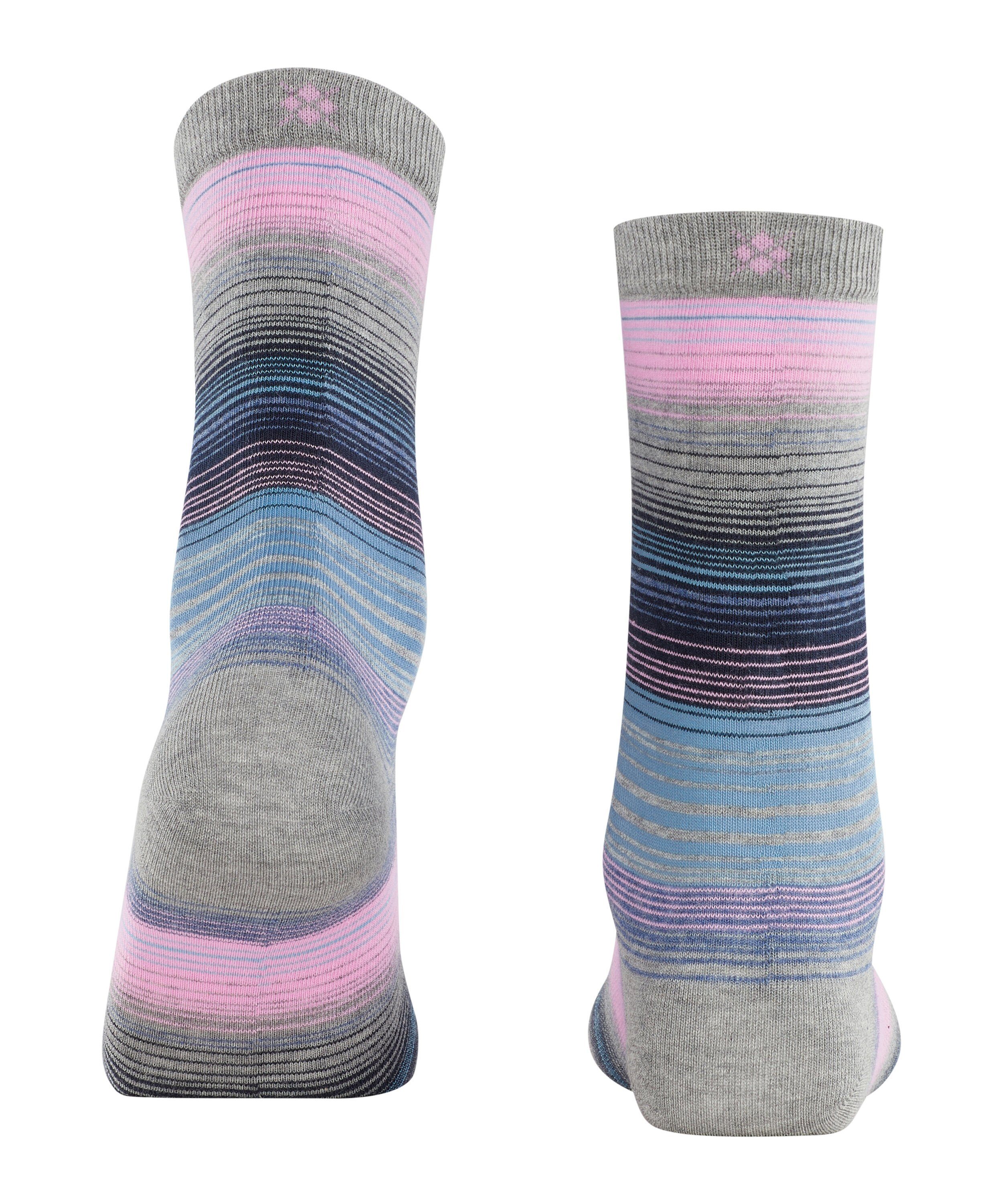 (3400) light Stripe grey Socken (1-Paar) Burlington