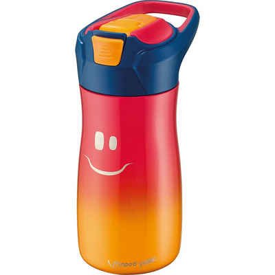 MAPED Trinkflasche »Edelstahl-Trinkflasche rot/orange, 430 ml«