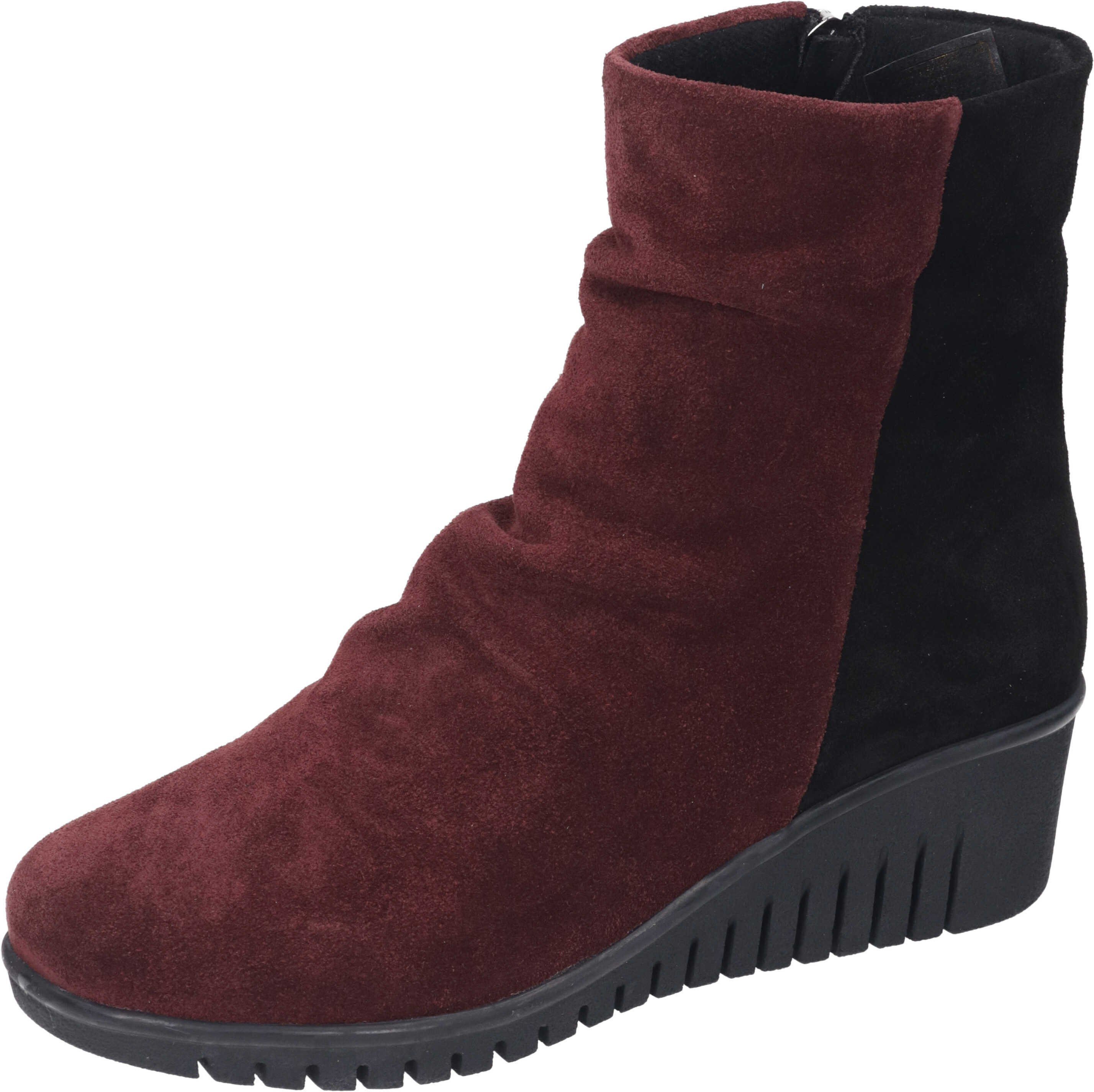 Comfortabel Stiefeletten Stiefelette aus Veloursleder