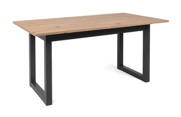 Finori Esstisch Esstisch Denver, Ausziehtisch, Artisan Oak / anthrazit, Industrial (No-Set)