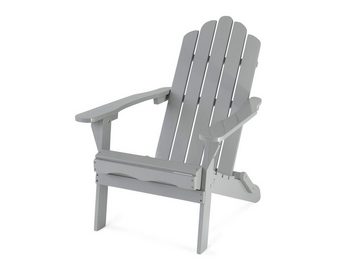 bellavista - Home&Garden® Gartensessel Gartensessel Adirondack Melvin, grau, klappbar, Maße: 73x87x91cm