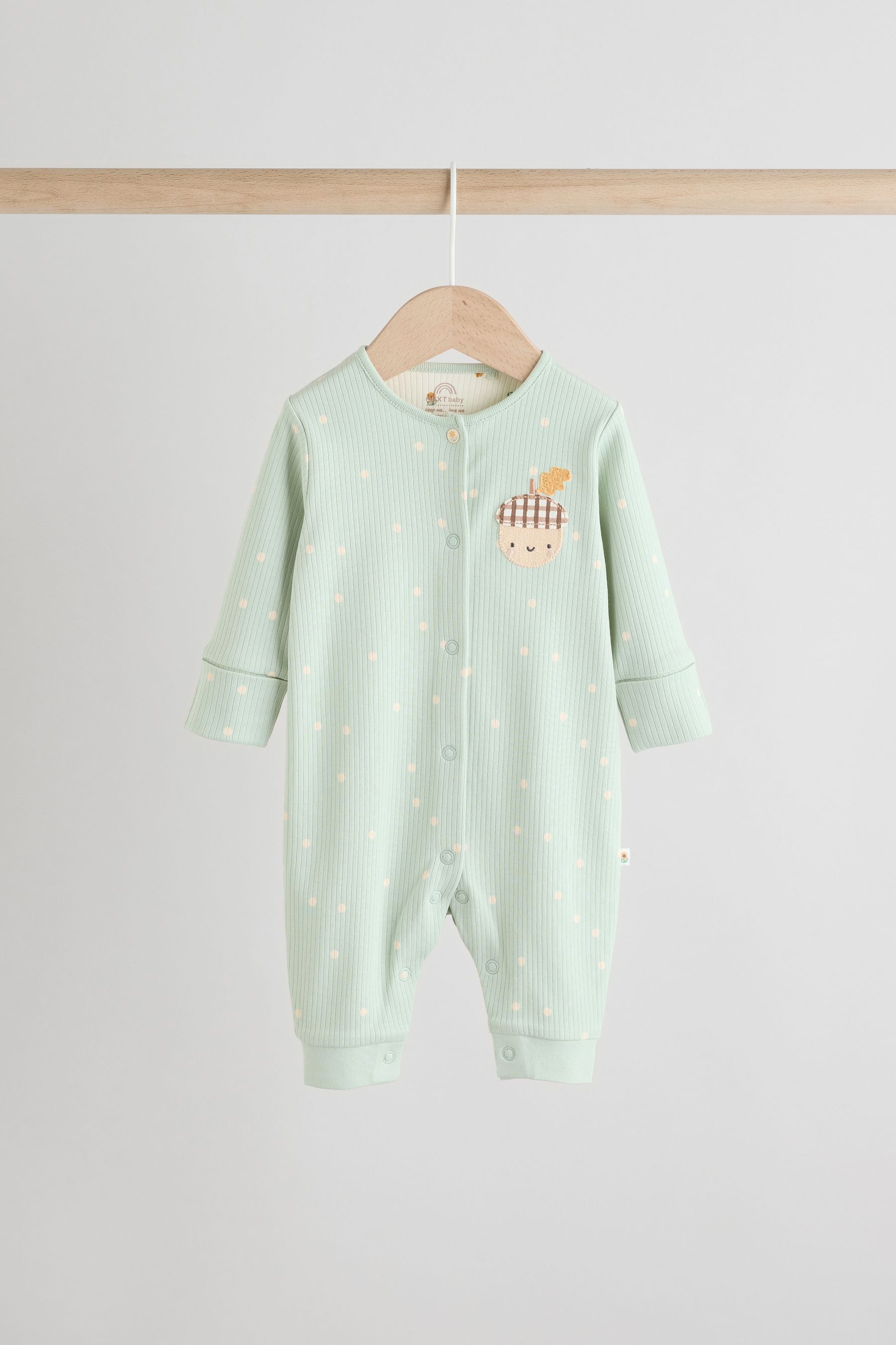 Next Schlafoverall Babyschlafanzüge ohne Fuß mit Druckknopf, 3er-Pack (3-tlg)