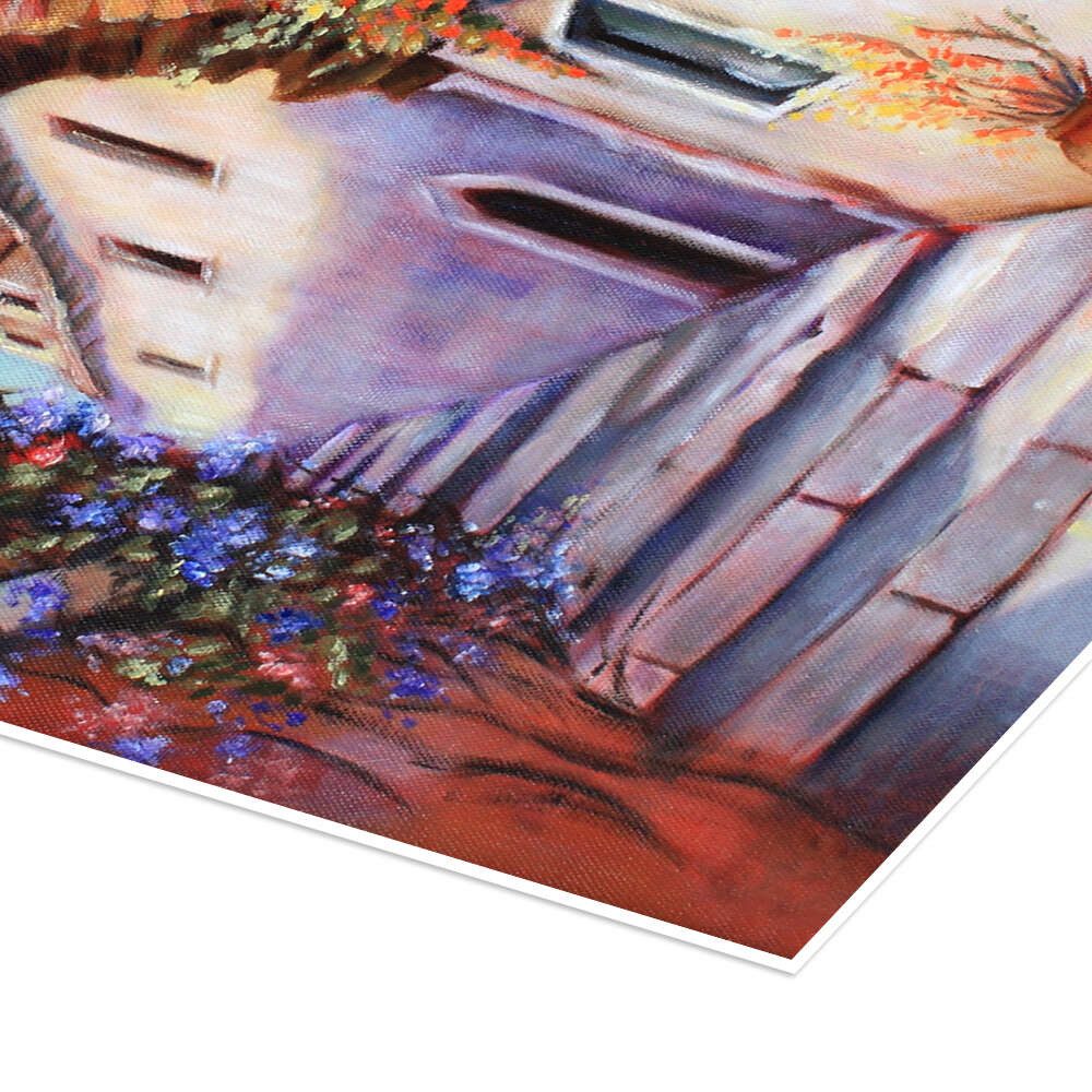 Posterlounge Wandbild Mediterrane Gasse, Marita Zacharias, erhältlich als Poster, Leinwandbild, Wandsticker oder Acrylglasbild