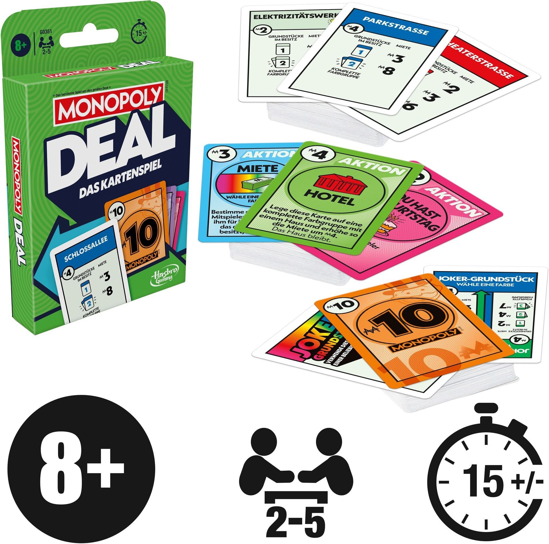 Hasbro Spiel Monopoly Deal Refresh